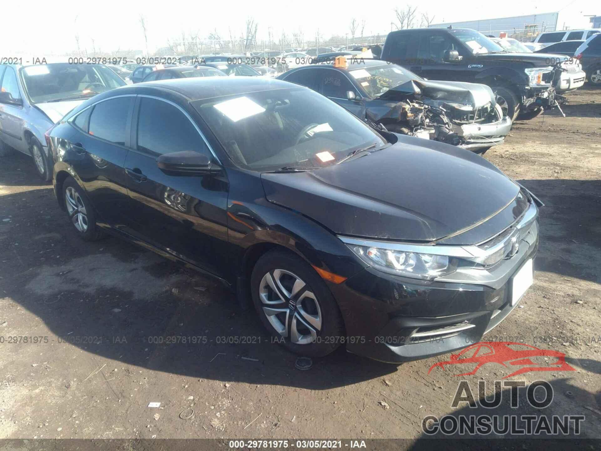 HONDA CIVIC SEDAN 2017 - 19XFC2F56HE053014