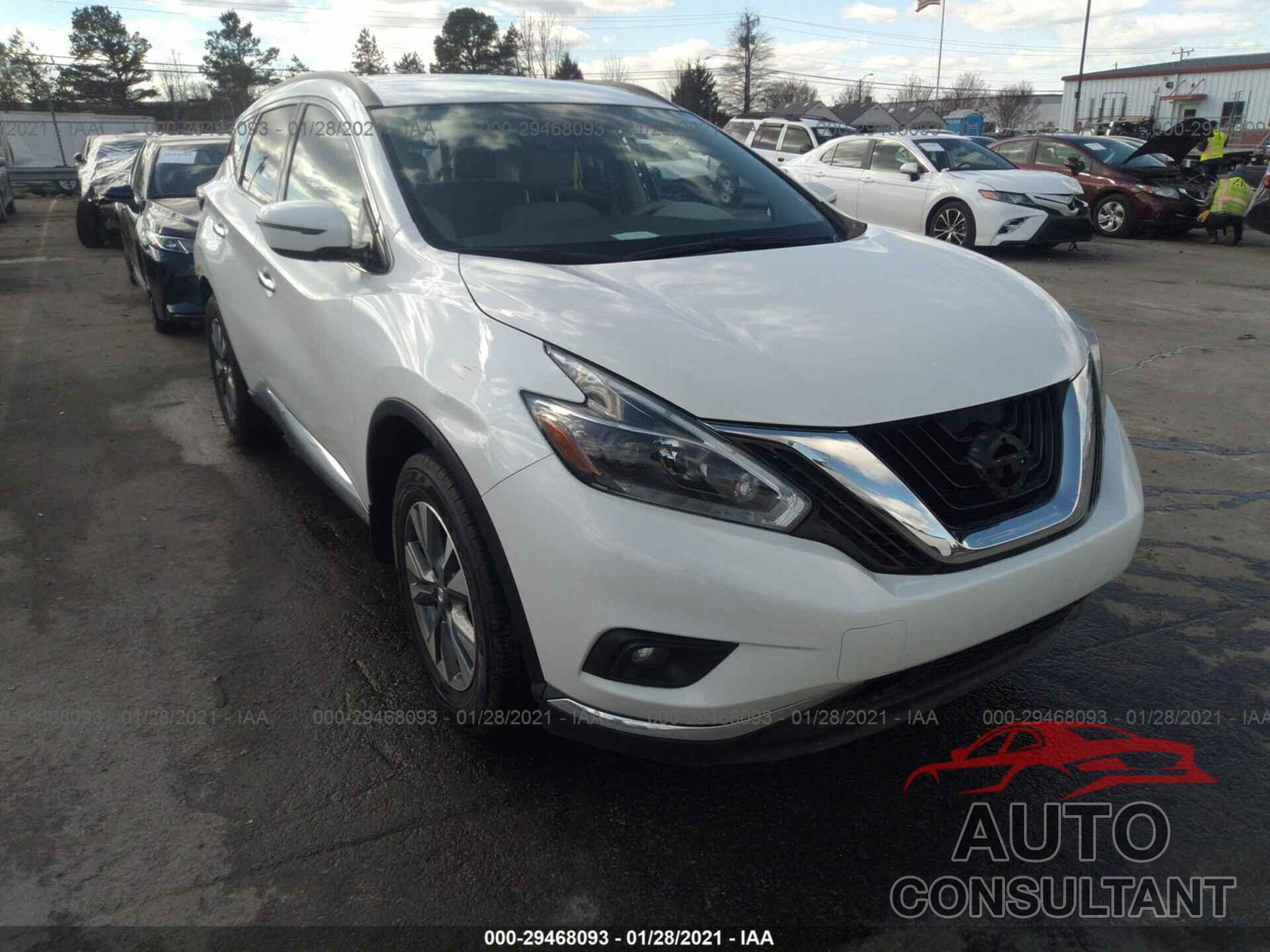 NISSAN MURANO 2018 - 5N1AZ2MG6JN185622