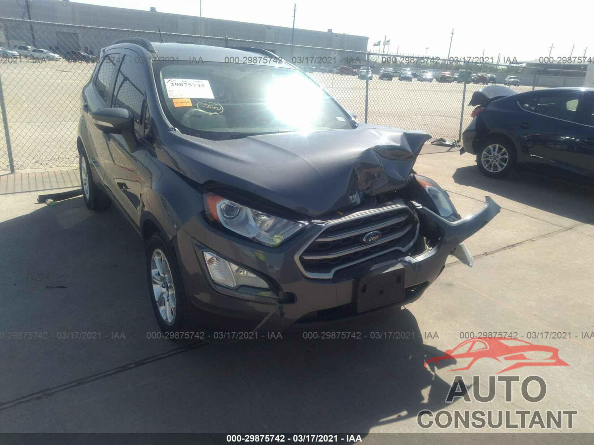 FORD ECOSPORT 2018 - MAJ3P1TE0JC235820