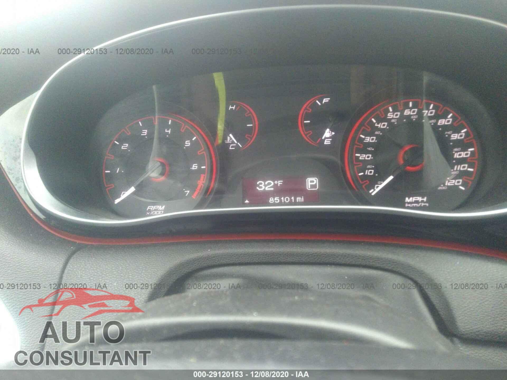 DODGE DART 2016 - 1C3CDFBB7GD689870