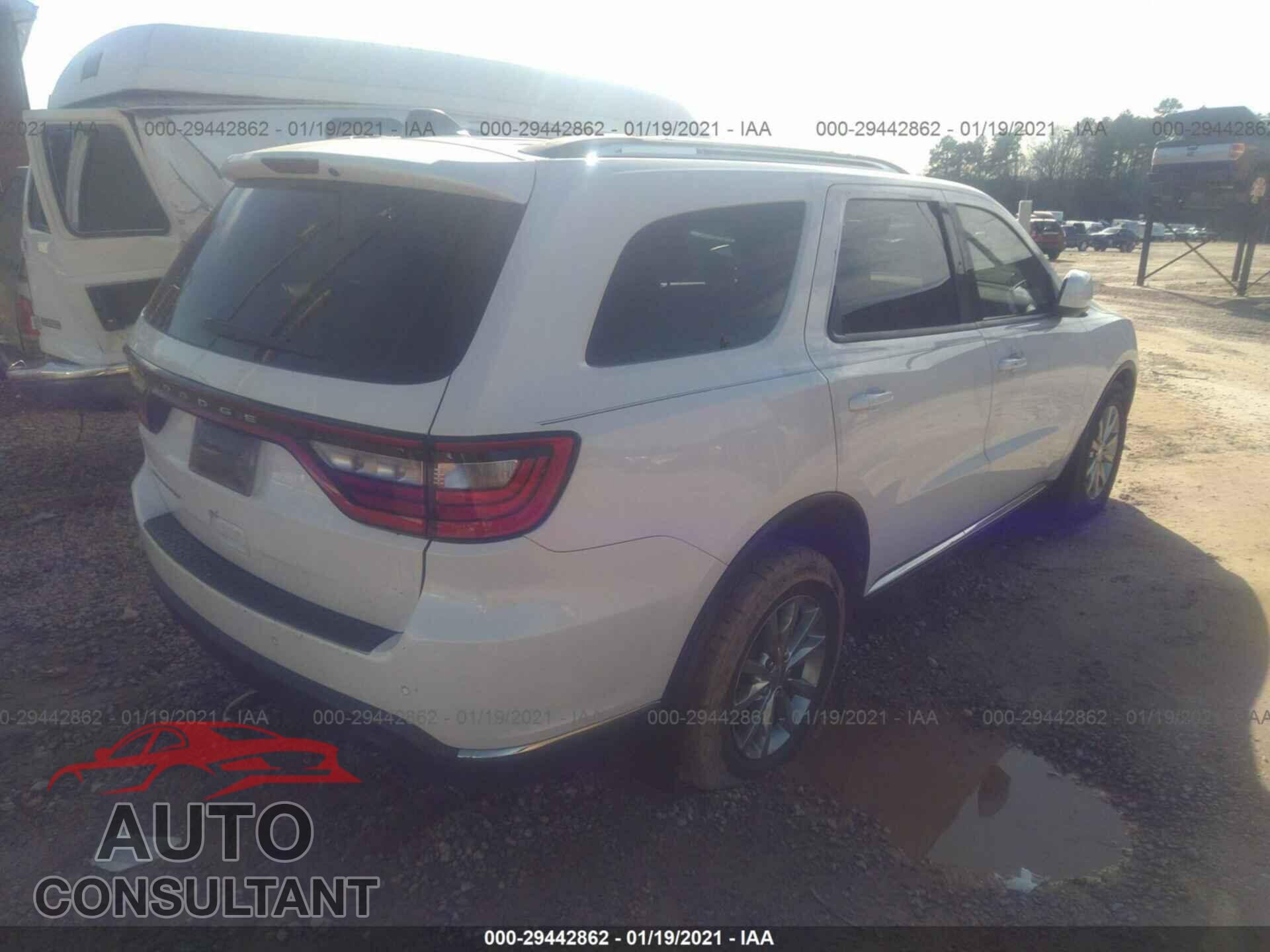DODGE DURANGO 2017 - 1C4RDHAGXHC757522