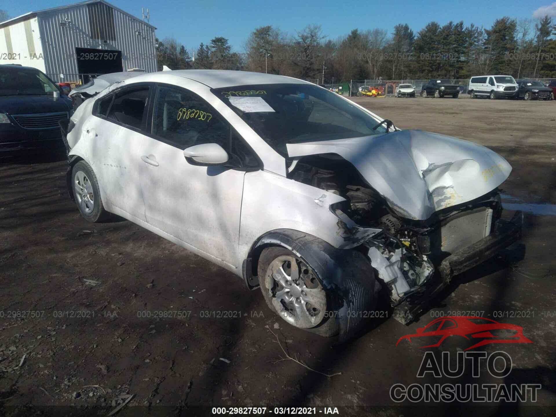 KIA FORTE 2017 - 3KPFL4A73HE014076