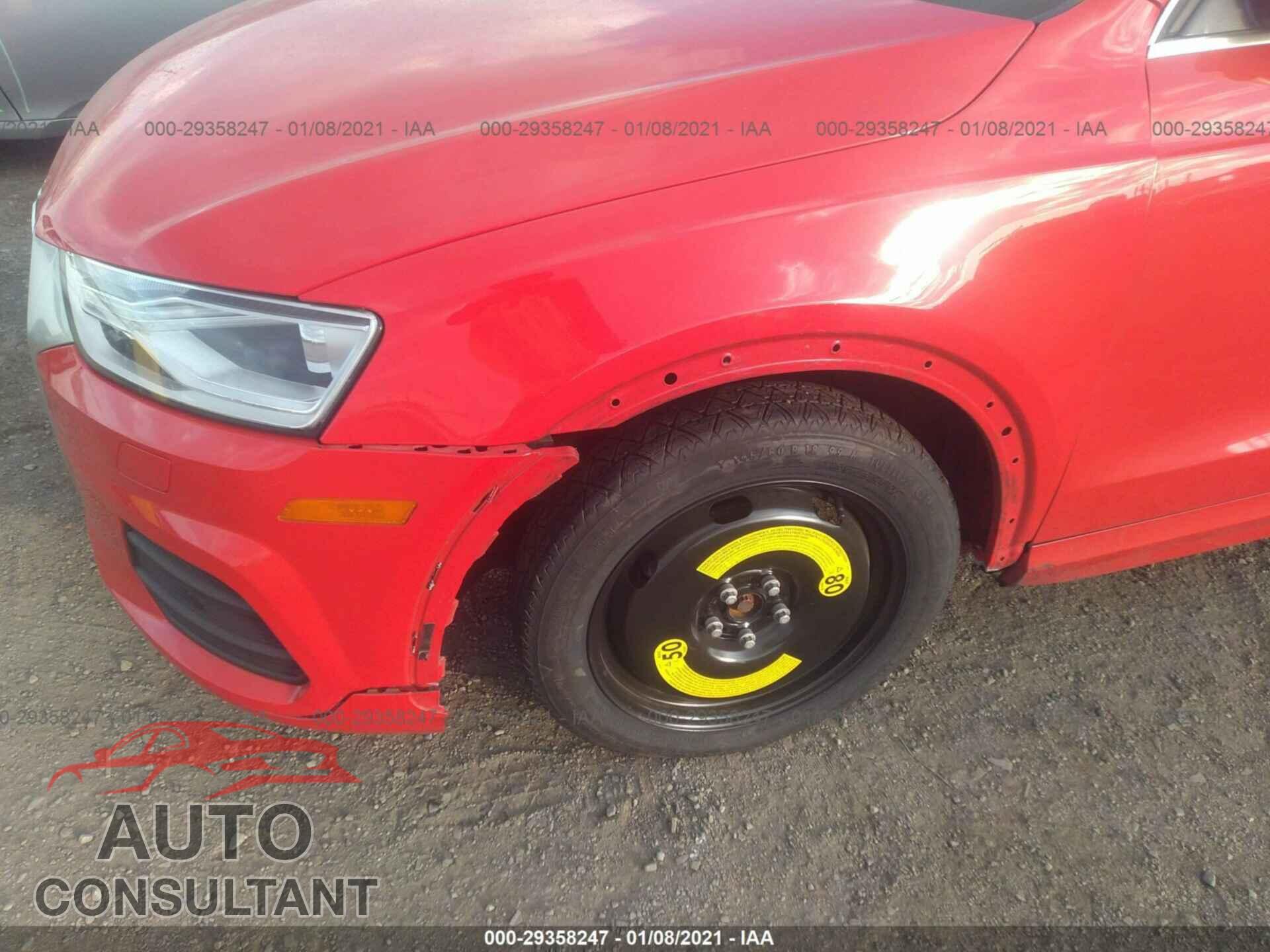 AUDI Q3 2016 - WA1BFCFS4GR018308