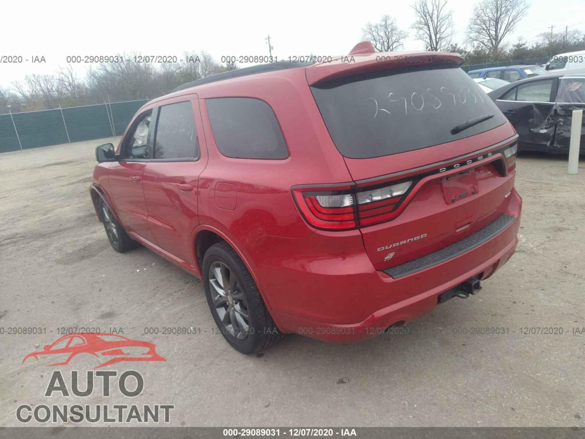 DODGE DURANGO 2018 - 1C4RDJDG2JC100271