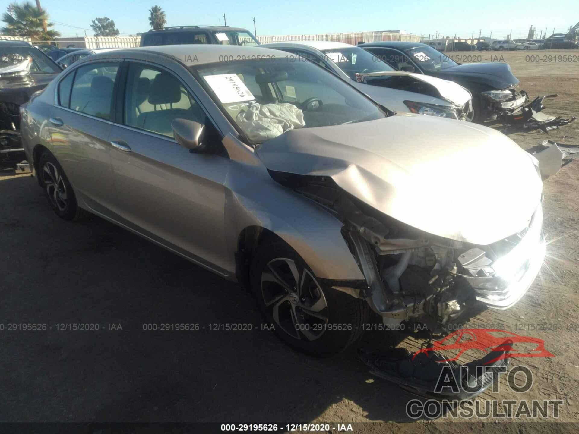 HONDA ACCORD SEDAN 2017 - 1HGCR2F3XHA218387