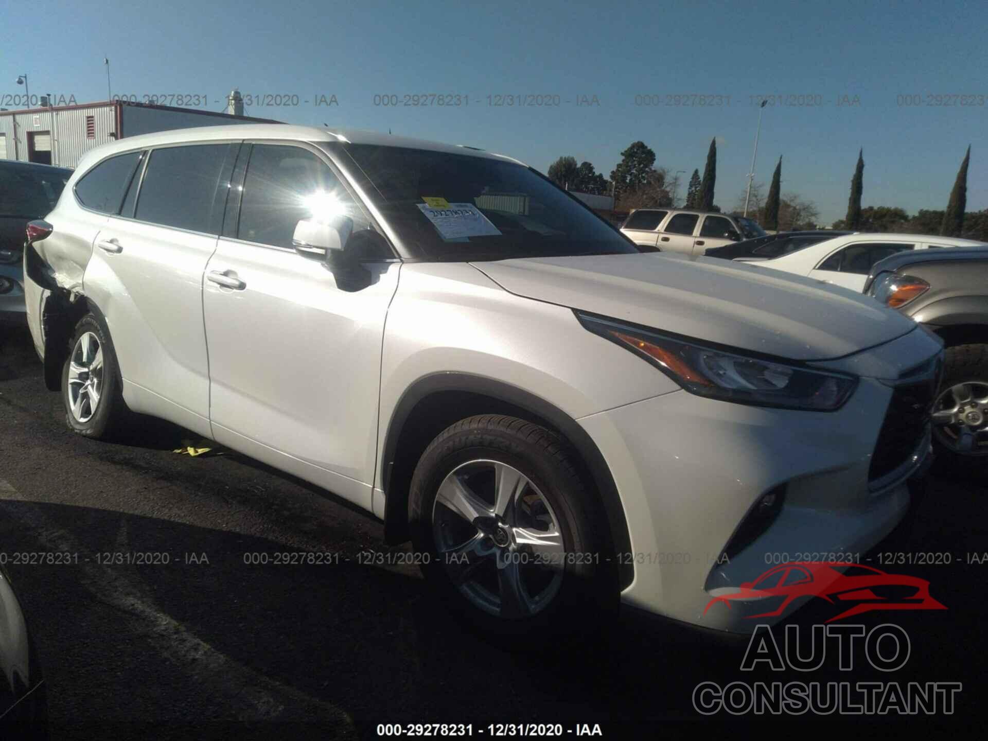 TOYOTA HIGHLANDER 2020 - 5TDZZRAH8LS505159