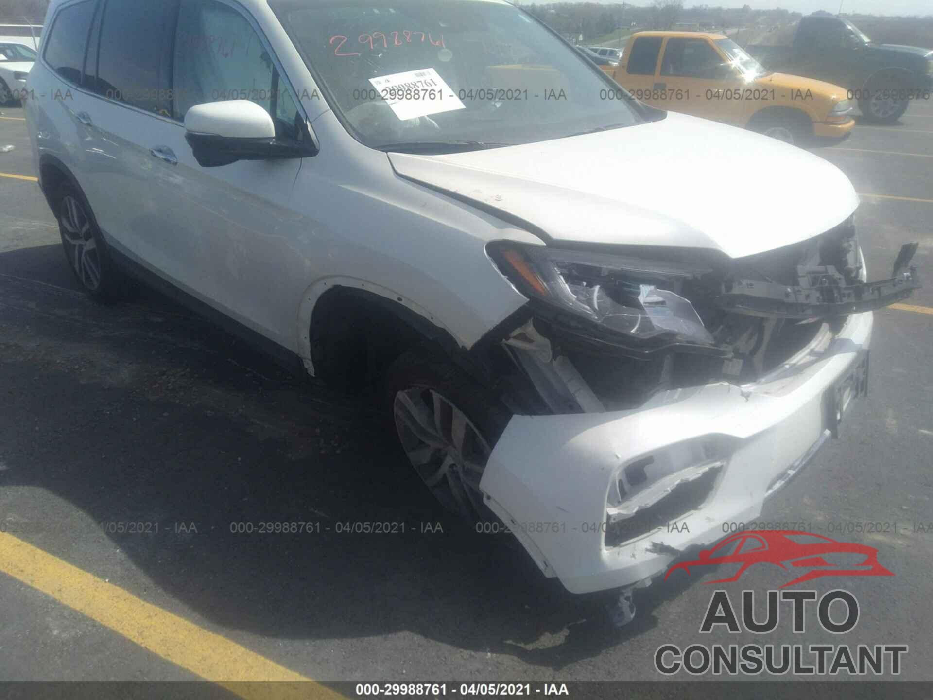 HONDA PILOT 2016 - 5FNYF6H96GB120338