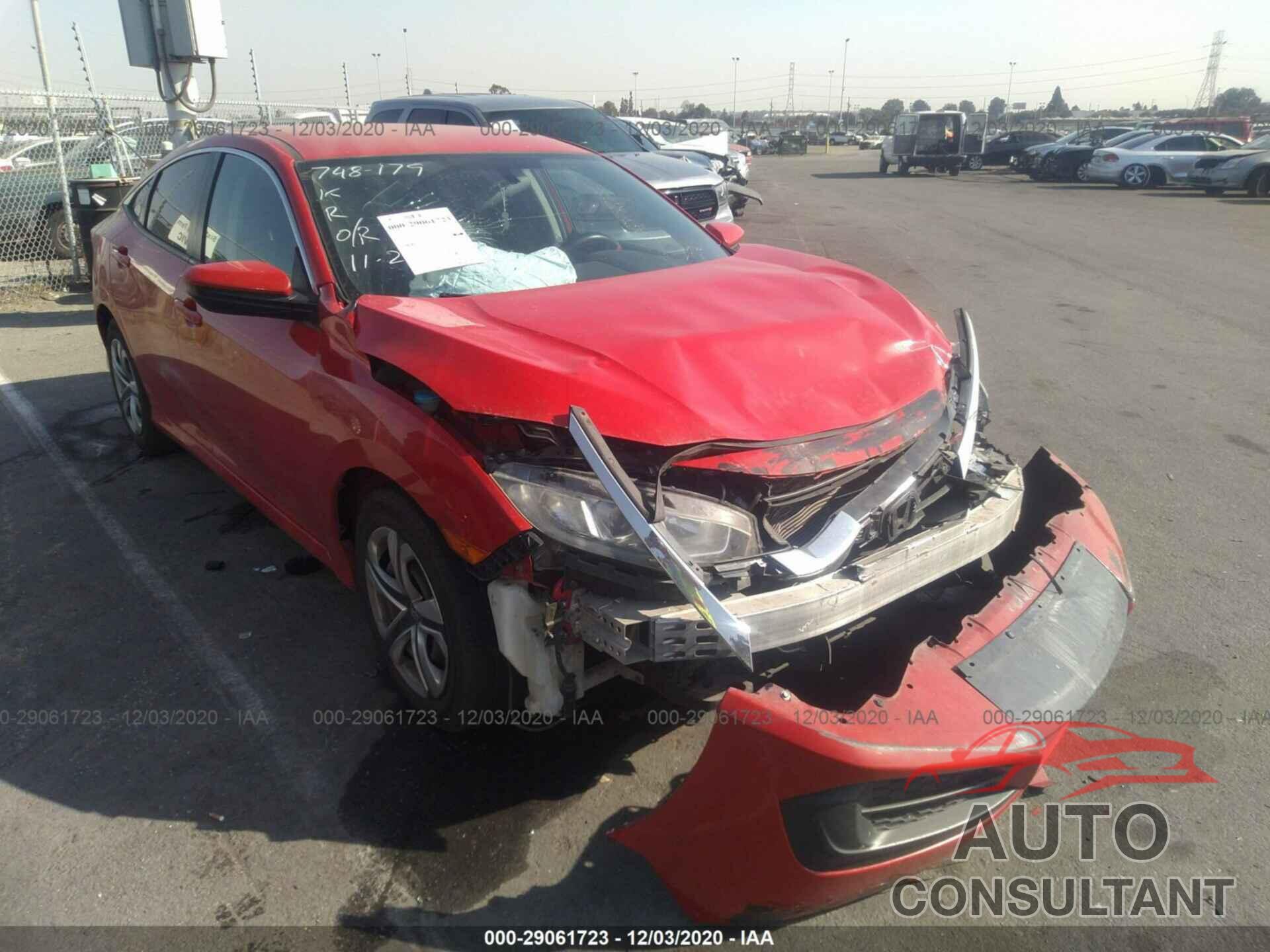 HONDA CIVIC SEDAN 2016 - 2HGFC2F55GH530746