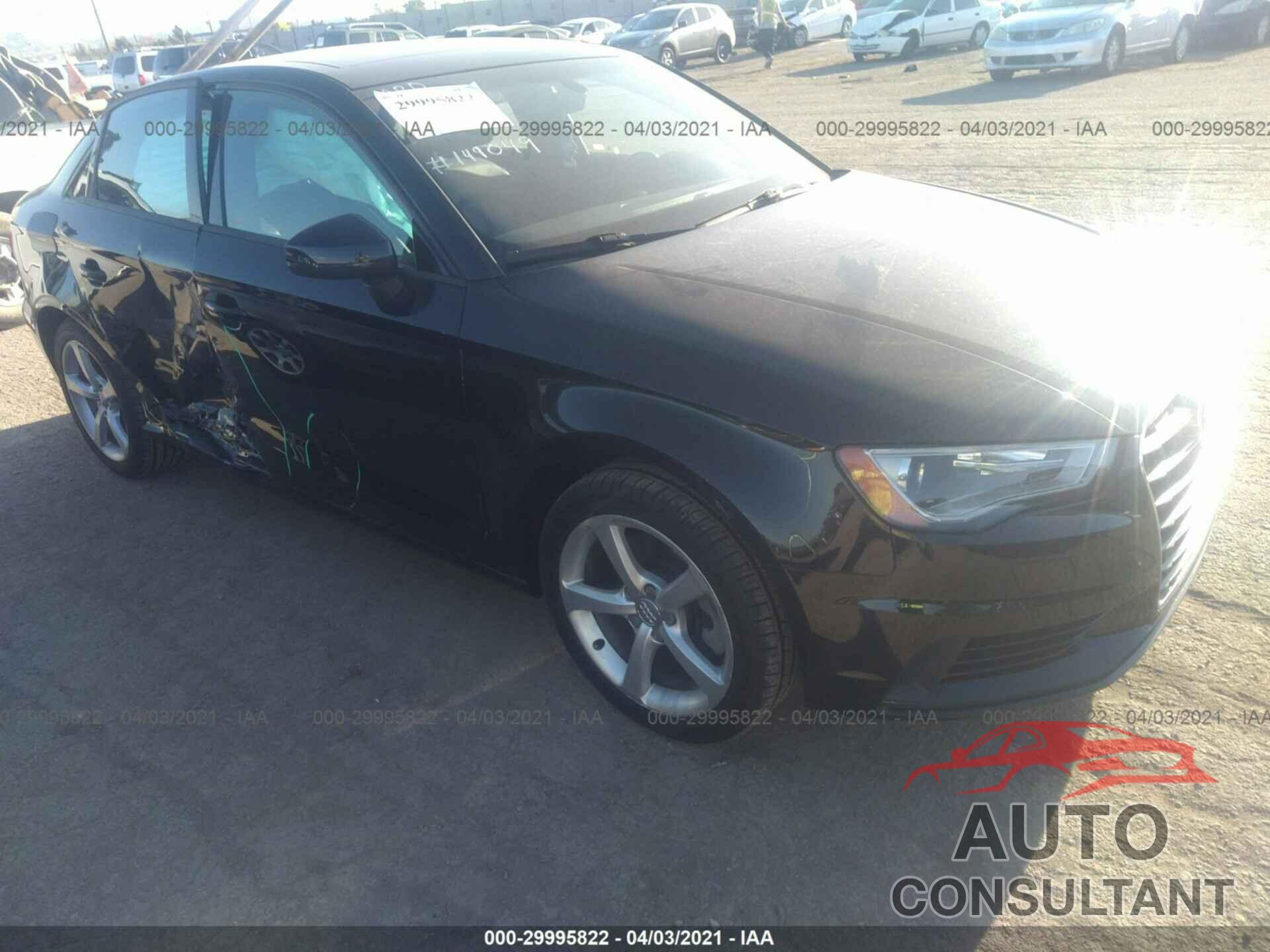 AUDI A3 2016 - WAUA7GFF6G1066123