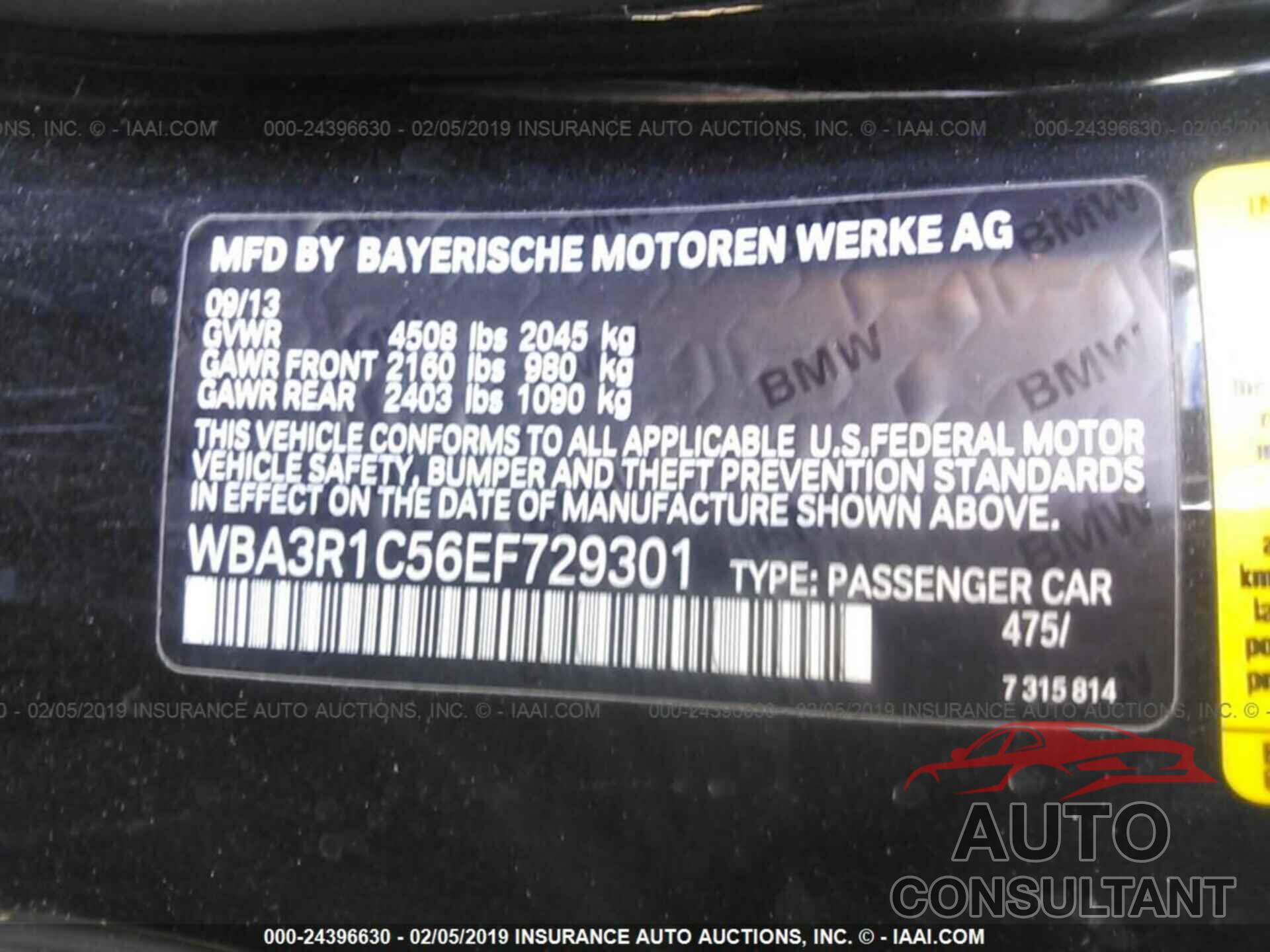 BMW 435 2014 - WBA3R1C56EF729301