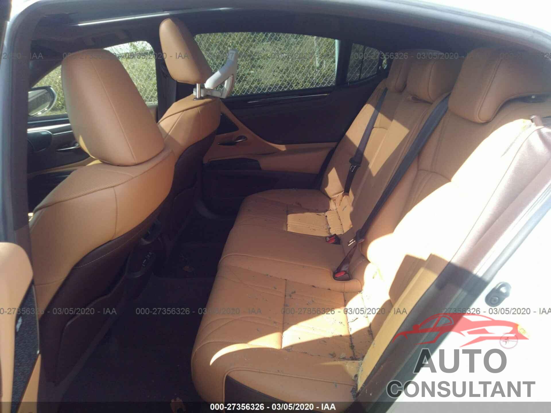 LEXUS ES 2019 - 58ABZ1B18KU030888