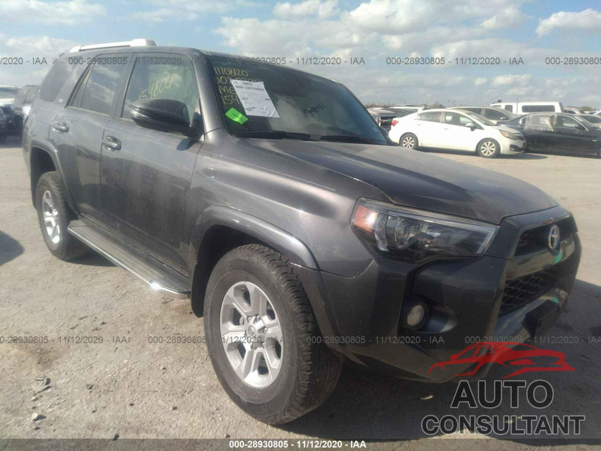 TOYOTA 4RUNNER 2017 - JTEZU5JR0H5154806