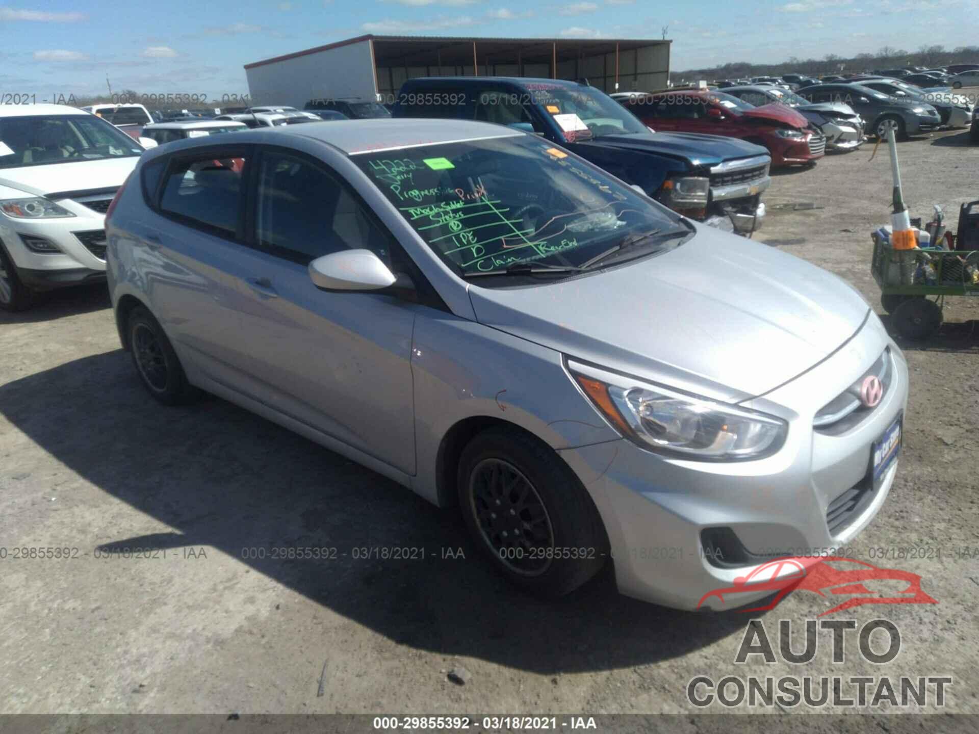 HYUNDAI ACCENT 2016 - KMHCT5AE7GU252550