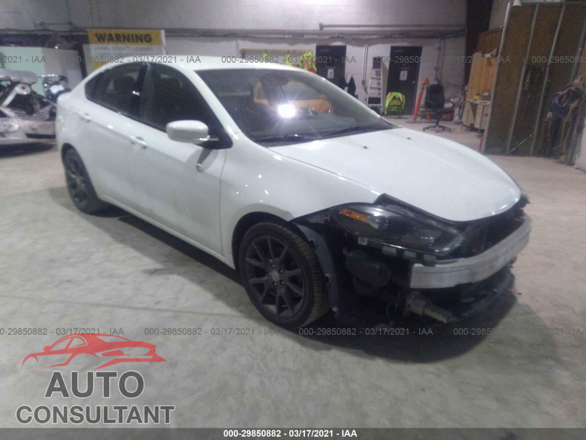 DODGE DART 2016 - 1C3CDFFA8GD822136