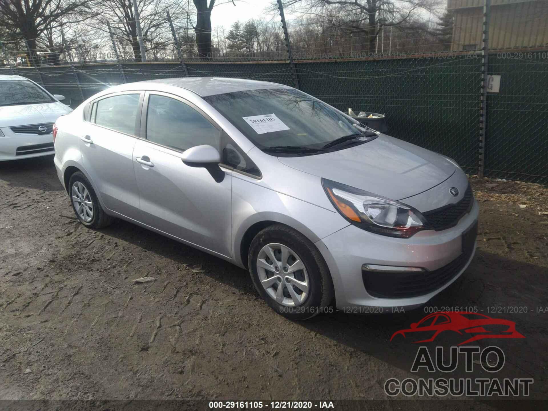 KIA RIO 2017 - KNADM4A32H6051558