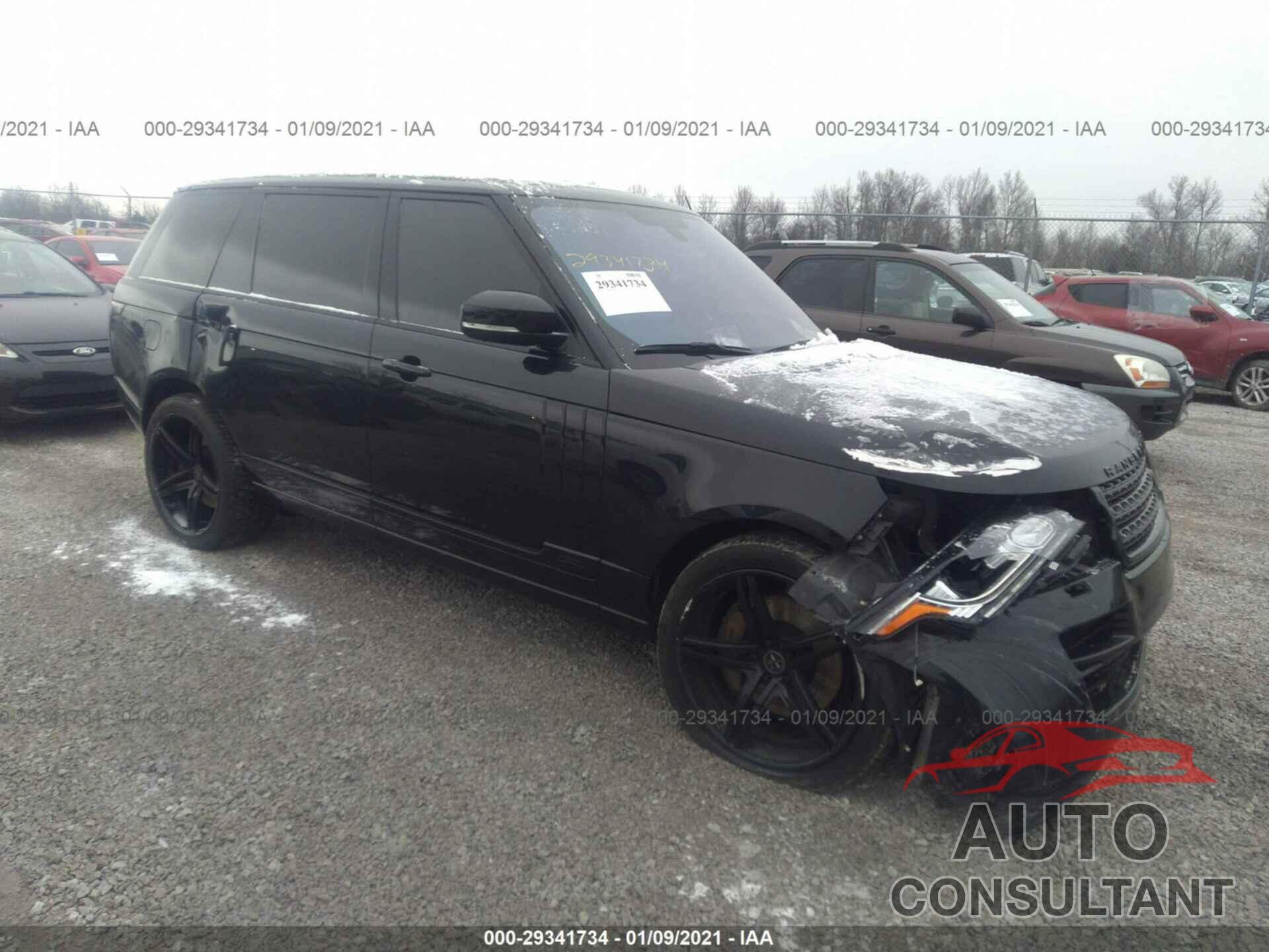 LAND ROVER RANGE ROVER 2016 - SALGS3EFXGA252102