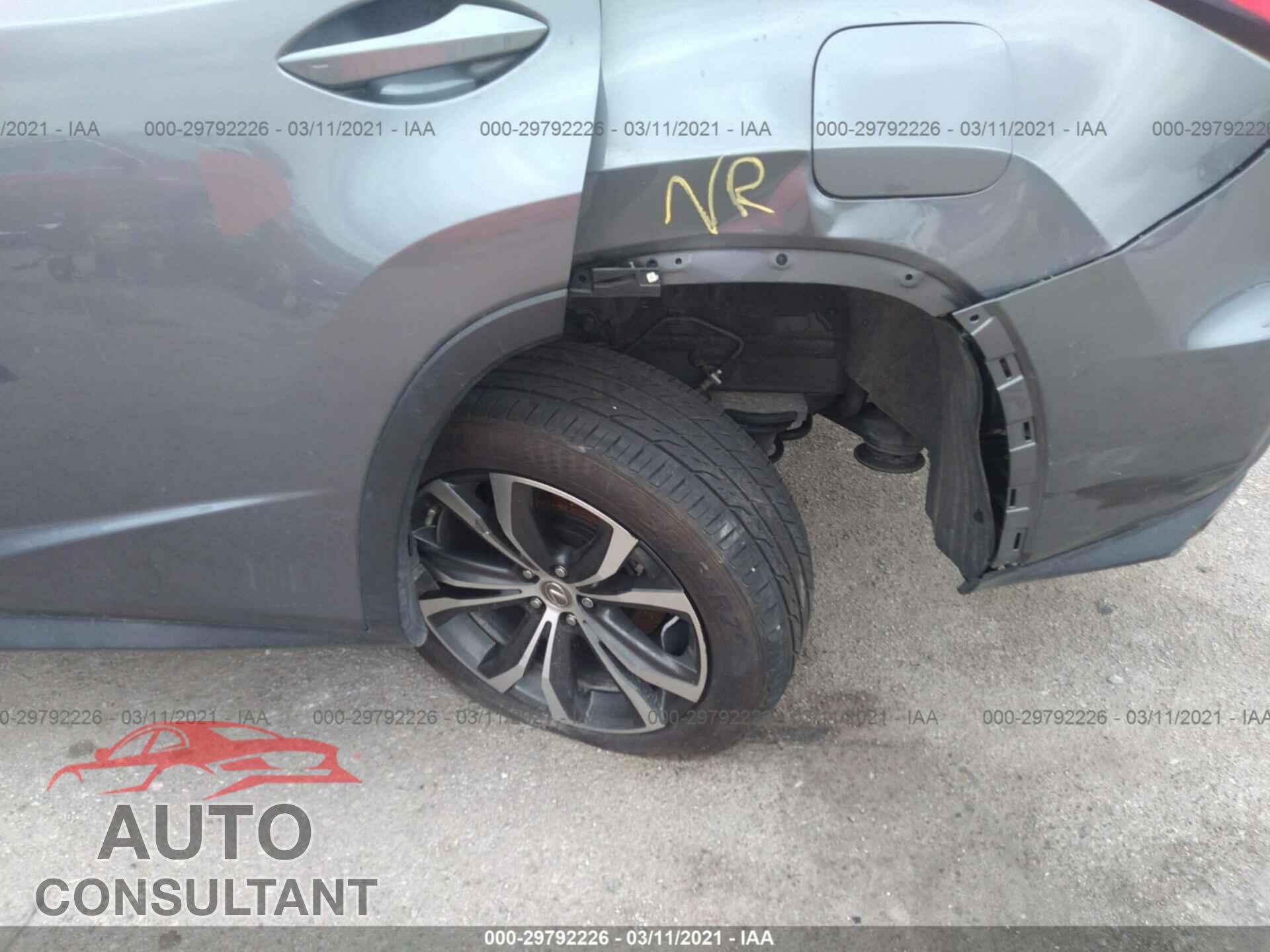 LEXUS RX 2017 - 2T2ZZMCA7HC049086