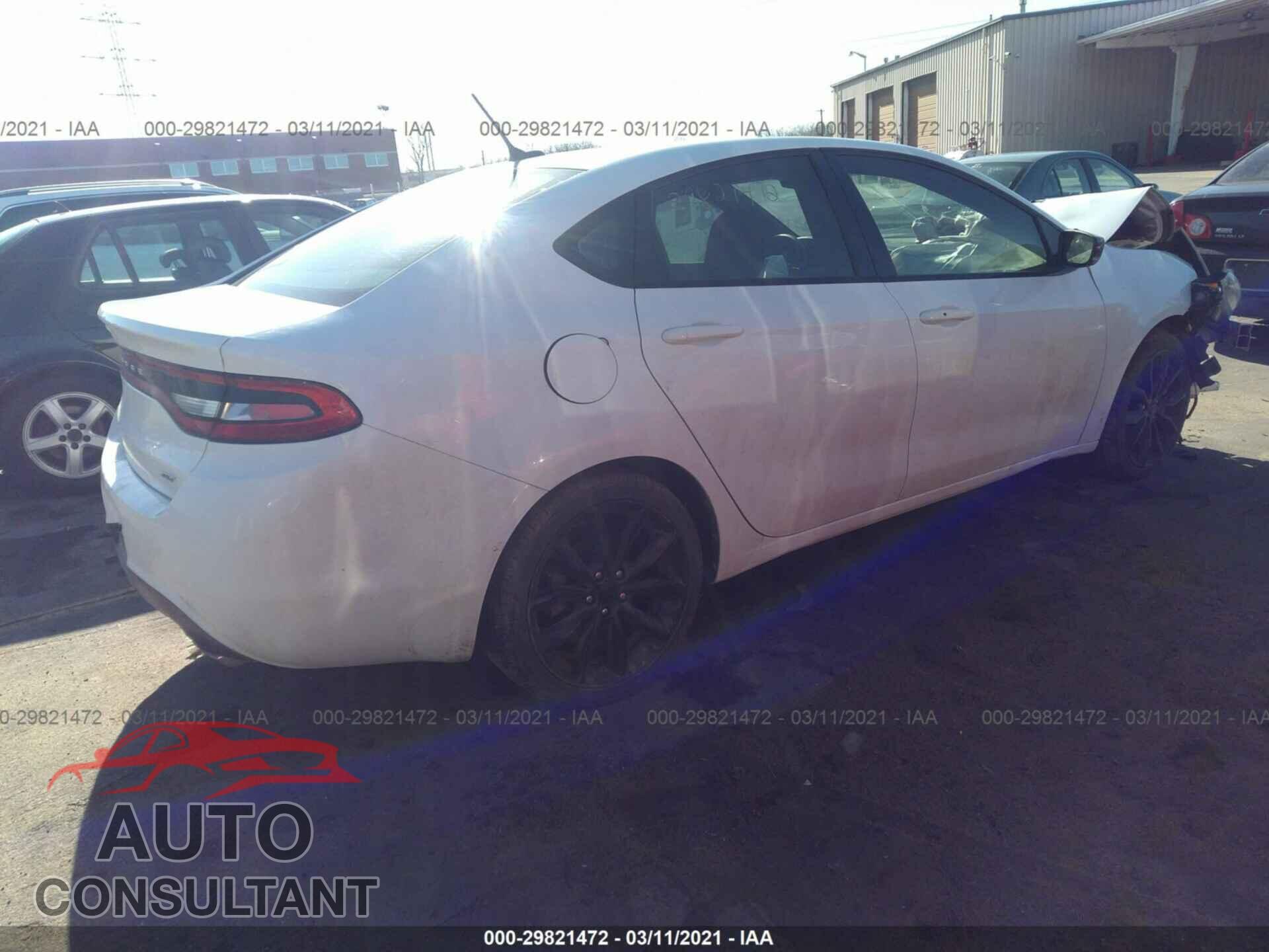 DODGE DART 2016 - 1C3CDFGB2GD820048