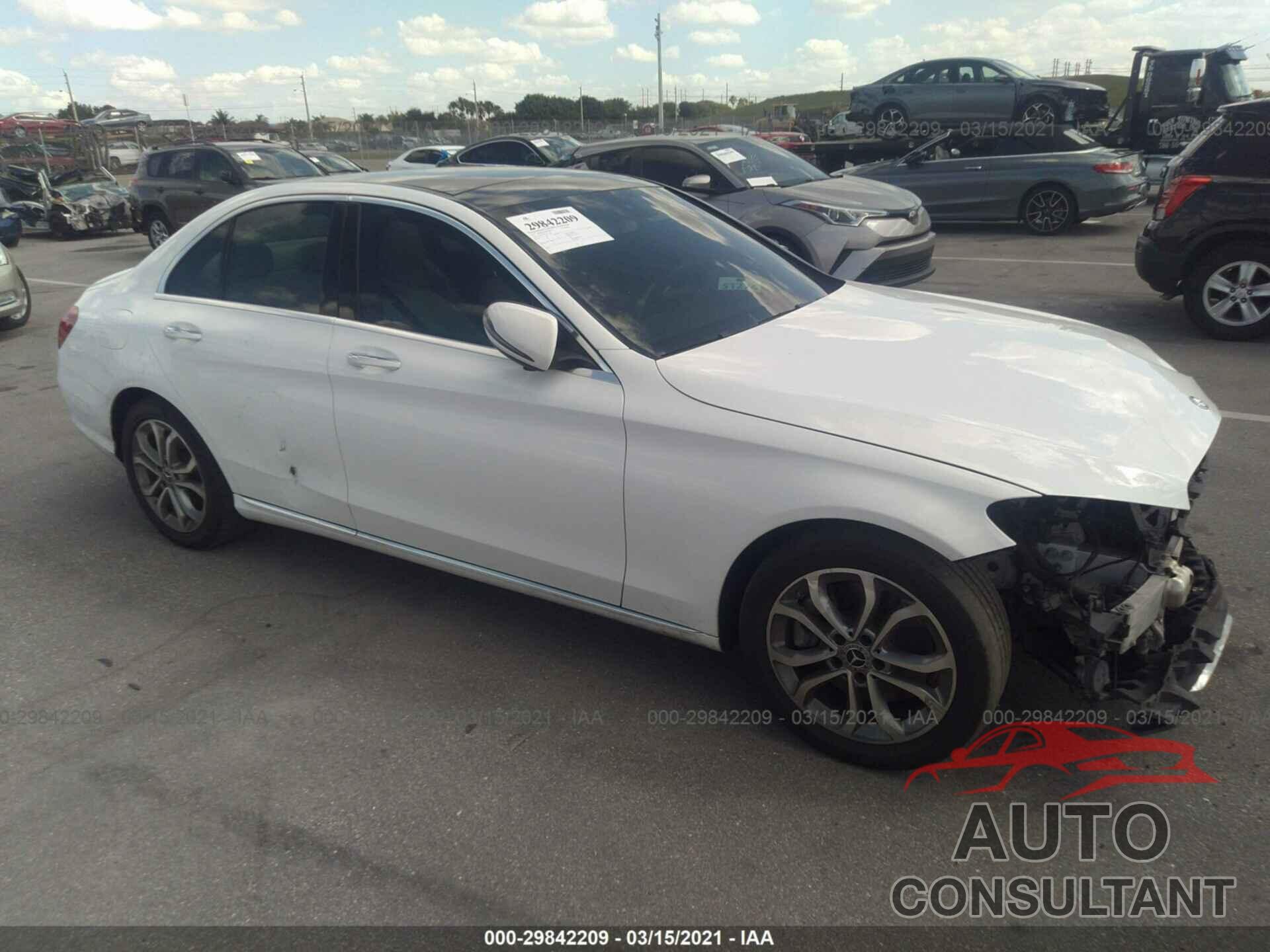 MERCEDES-BENZ C-CLASS 2017 - 55SWF4JB2HU215388