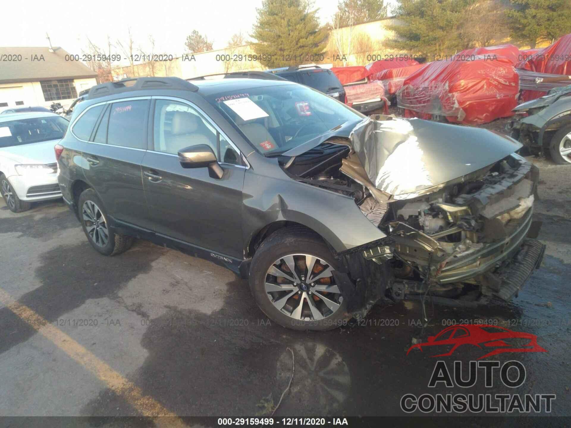 SUBARU OUTBACK 2016 - 4S4BSENC1G3252492
