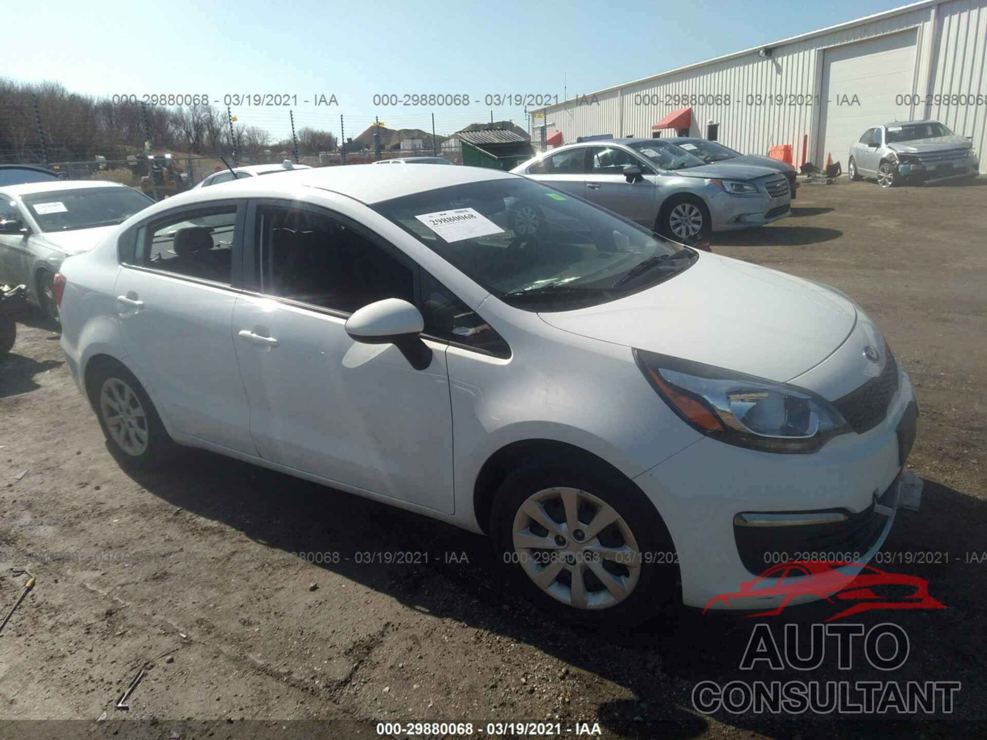 KIA RIO 2016 - KNADM4A31G6549006
