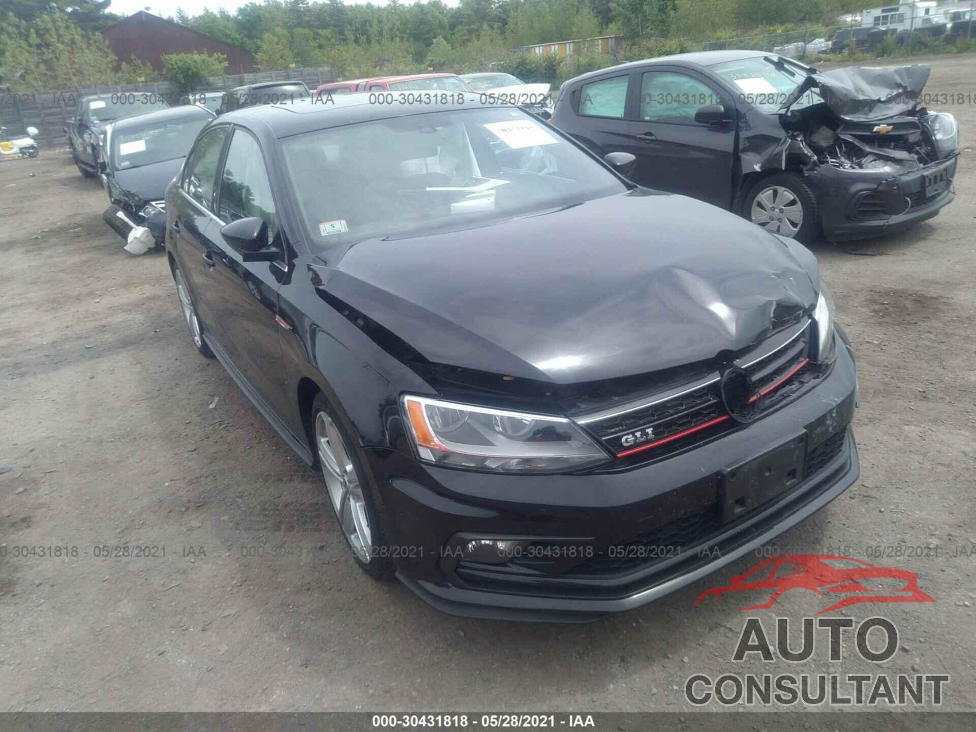 VOLKSWAGEN JETTA SEDAN 2016 - 3VW5T7AJ6GM272148