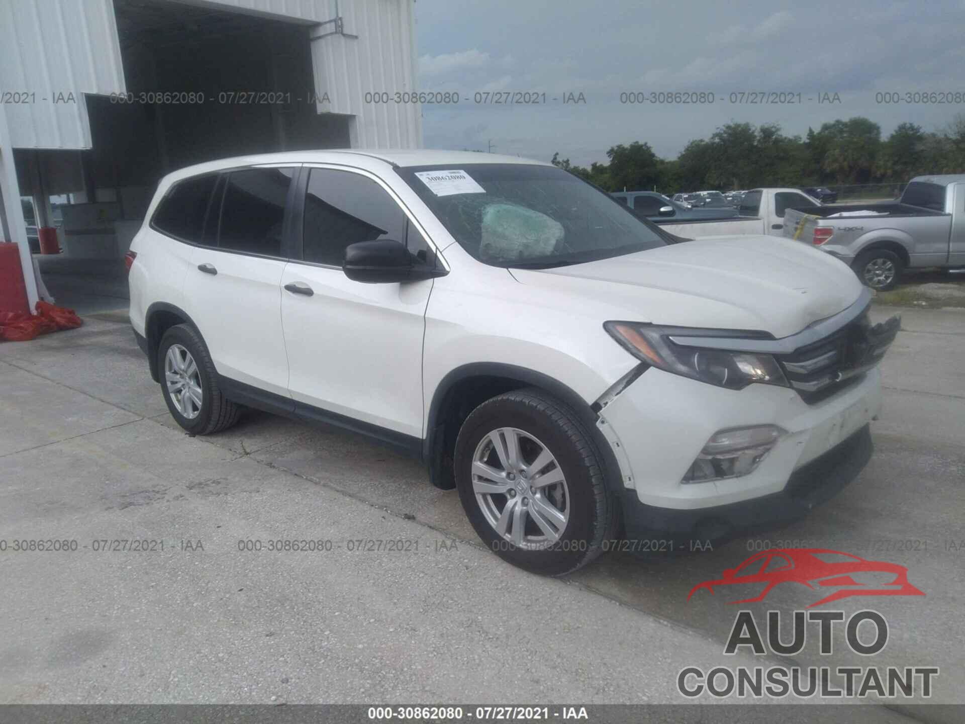 HONDA PILOT 2017 - 5FNYF5H10HB002419