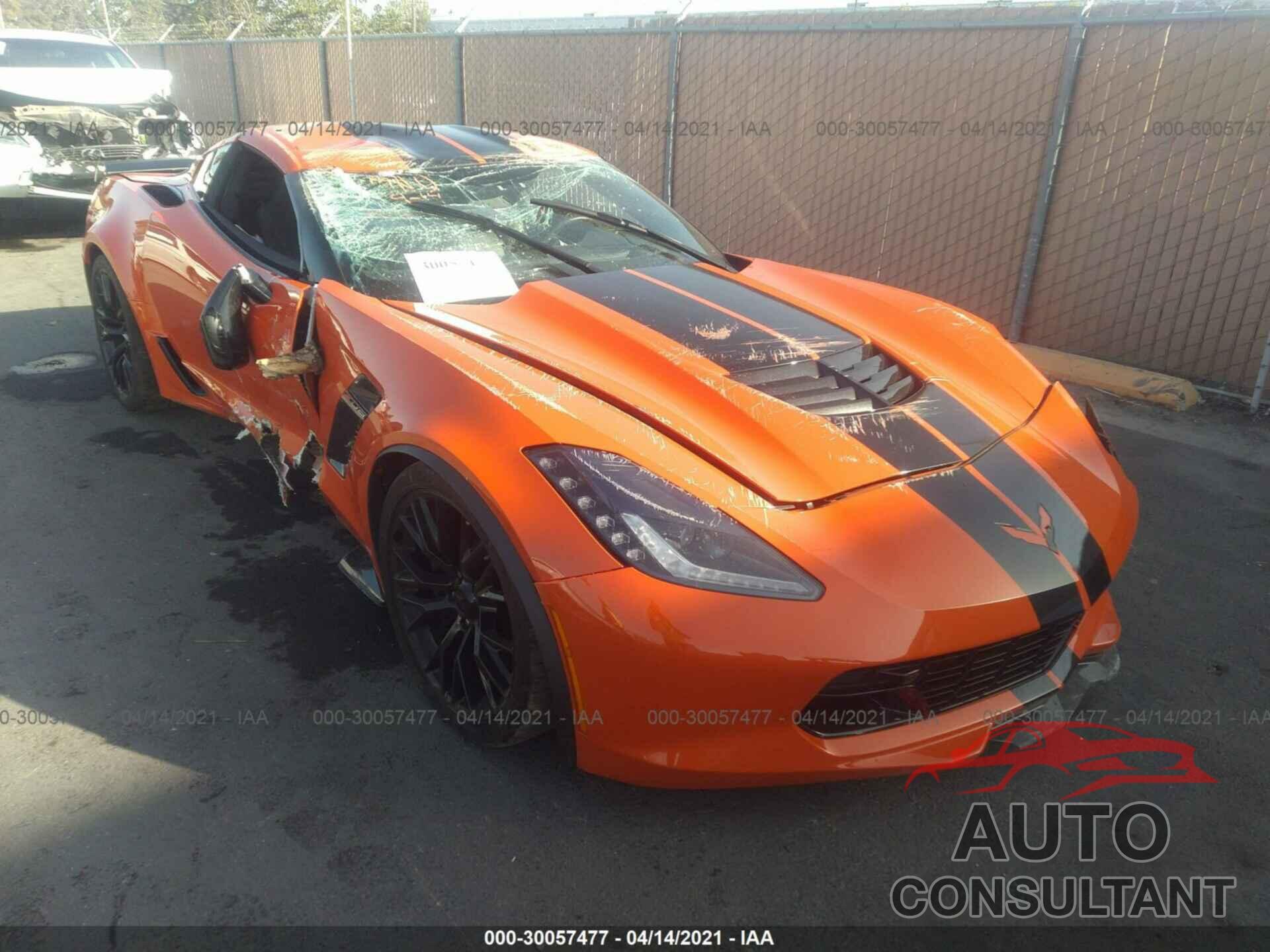 CHEVROLET CORVETTE 2019 - 1G1YR2D67K5606686