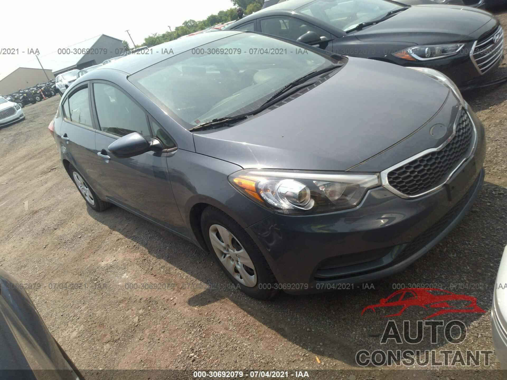 KIA FORTE 2016 - KNAFK4A65G5571086