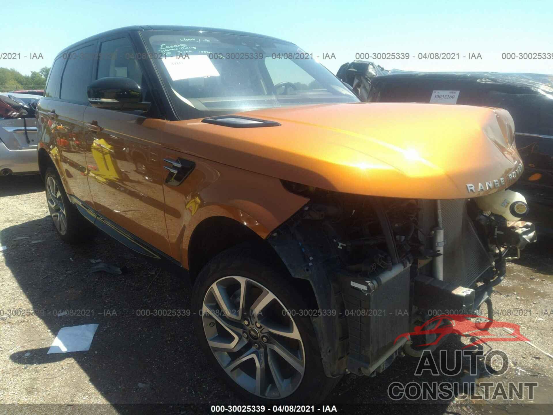 LAND ROVER RANGE ROVER SPORT 2019 - SALWR2RV3KA831914