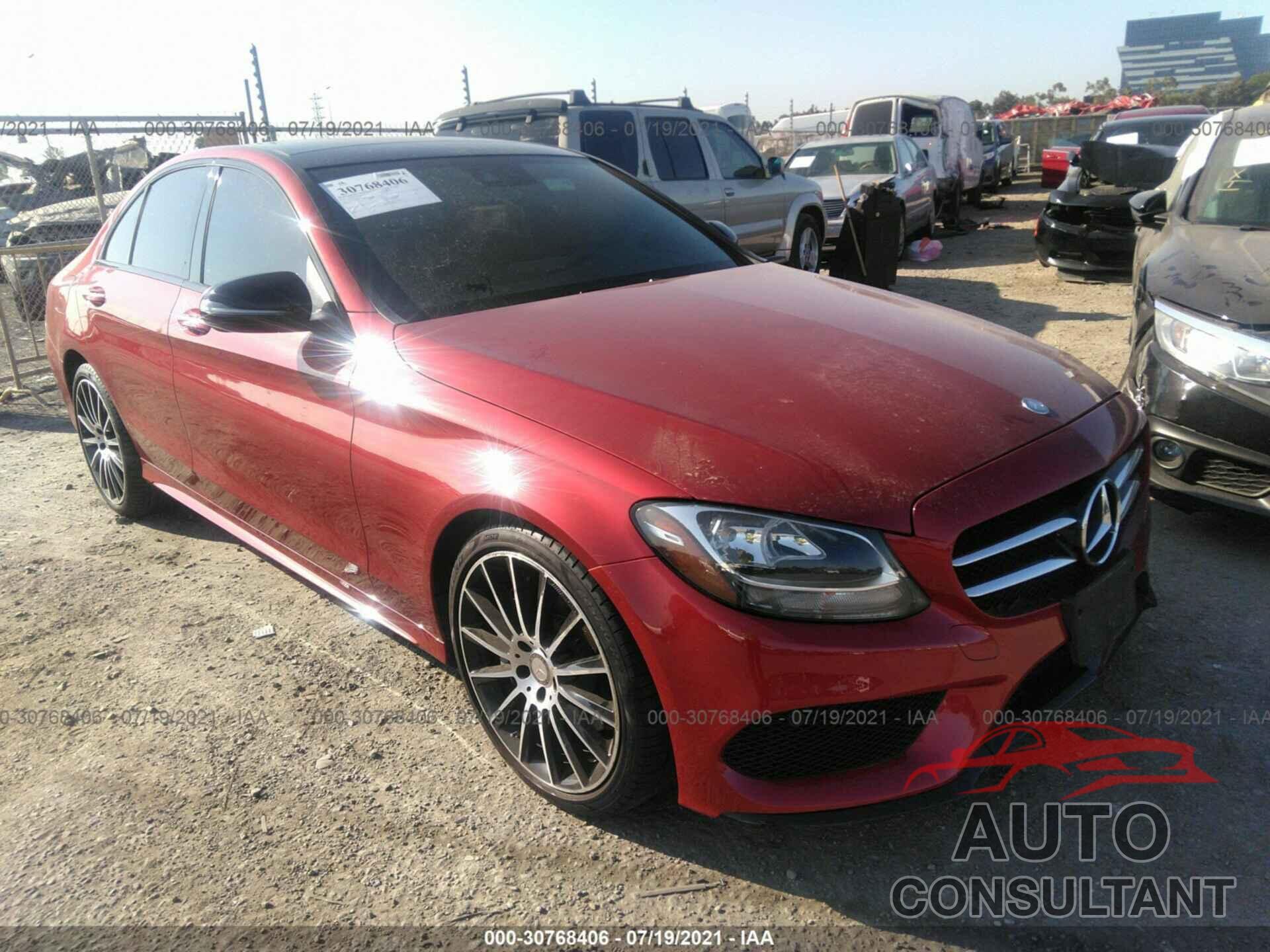 MERCEDES-BENZ C-CLASS 2016 - 55SWF4JB2GU153604