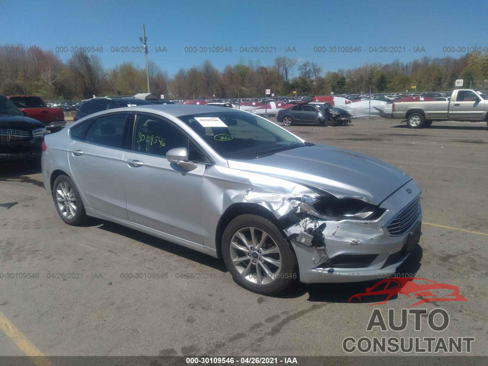 FORD FUSION 2017 - 3FA6P0H72HR213069