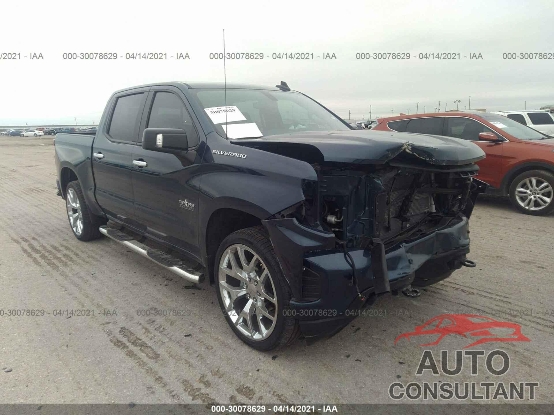 CHEVROLET SILVERADO 1500 2021 - 3GCPWDED2MG107195