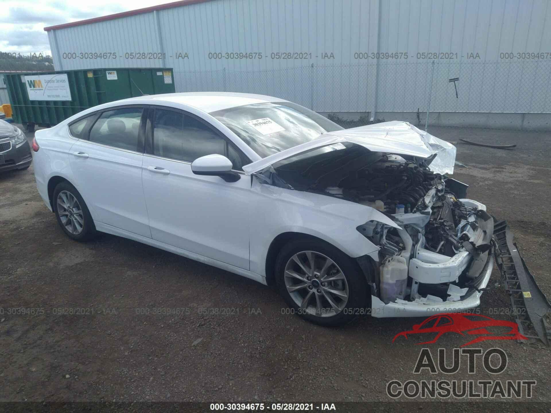 FORD FUSION 2017 - 3FA6P0H73HR259333