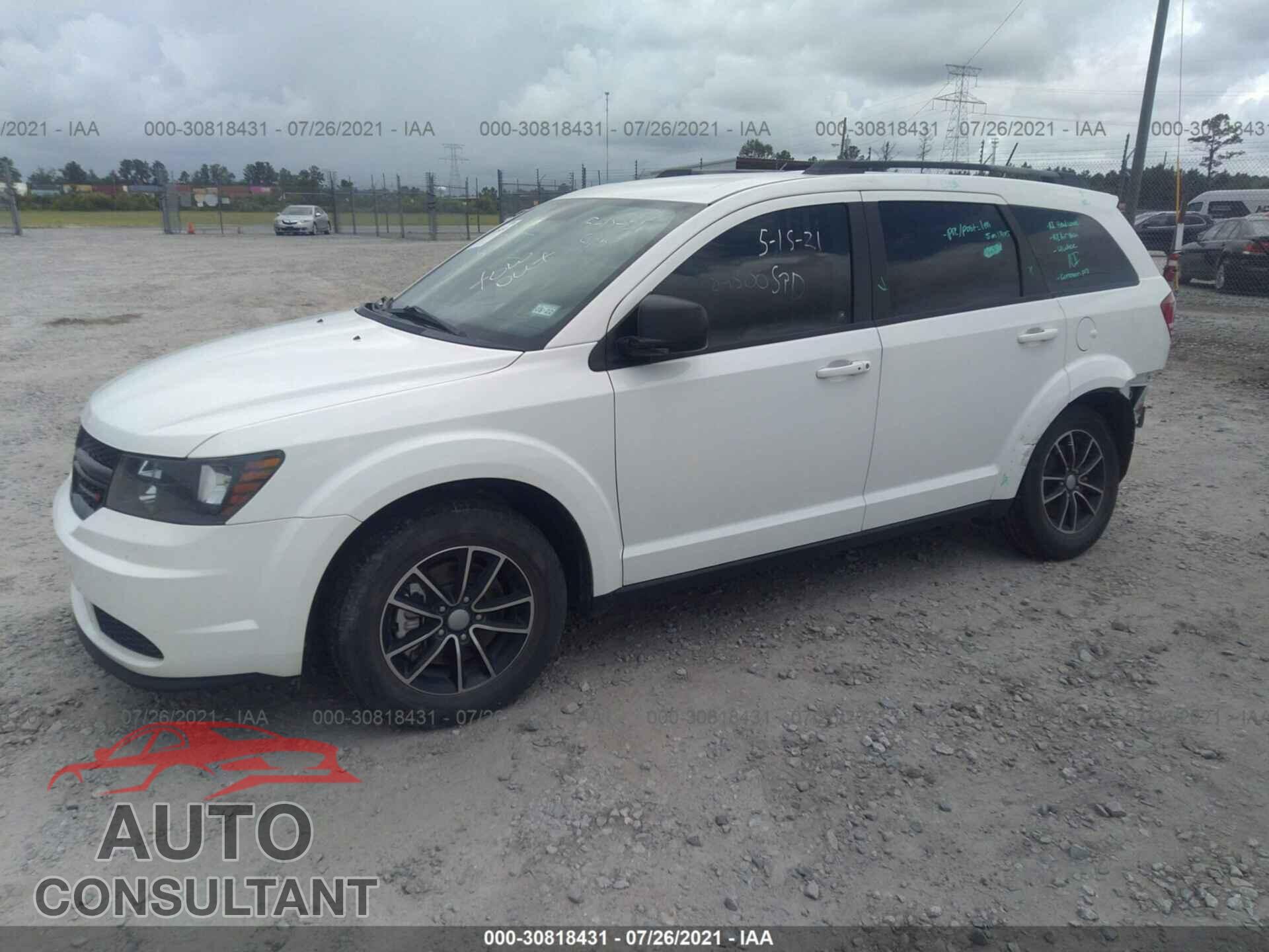 DODGE JOURNEY 2017 - 3C4PDCAB9HT609736