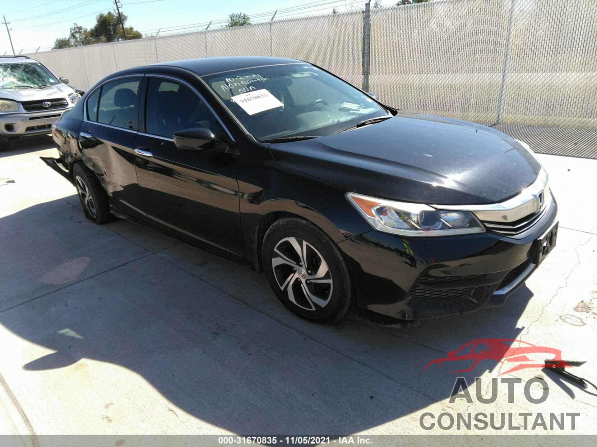 HONDA ACCORD SEDAN 2016 - 1HGCR2F33GA099581
