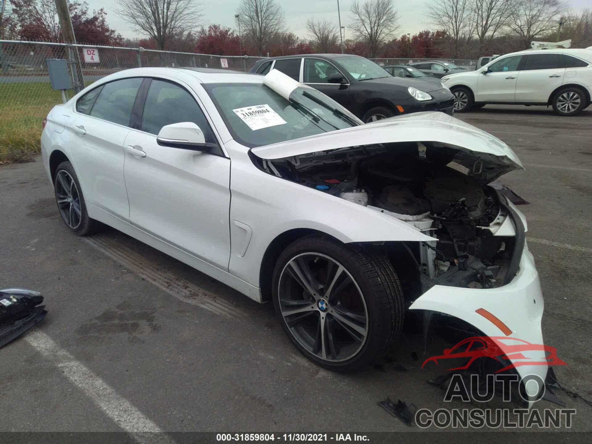 BMW 4 SERIES 2019 - WBA4J3C51KBL07916