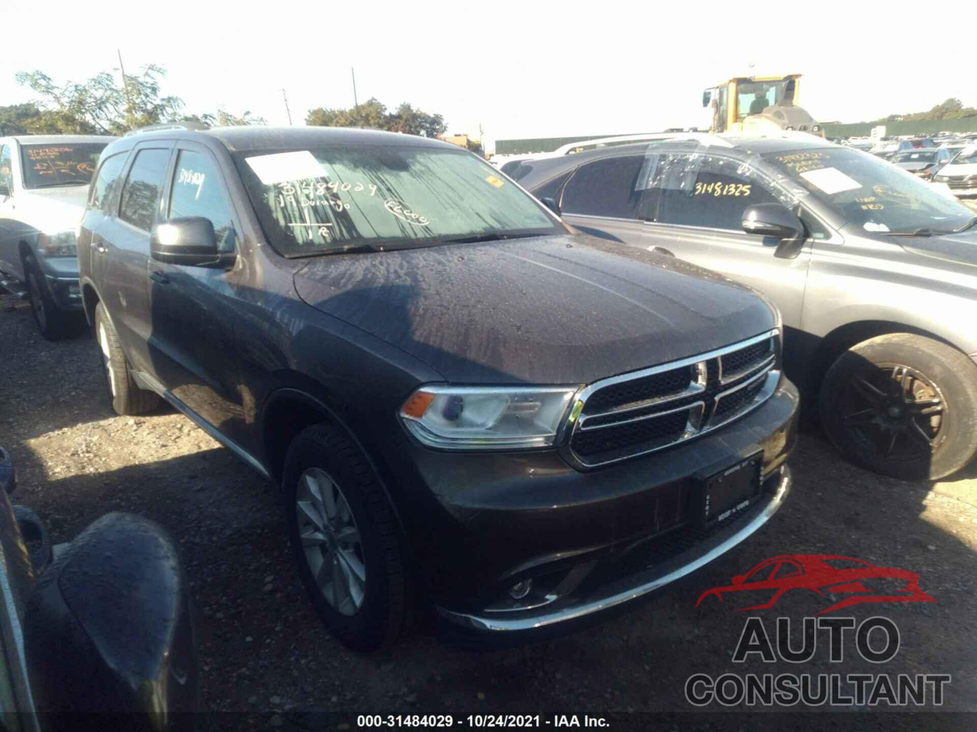 DODGE DURANGO 2019 - 1C4RDJAG4KC605881