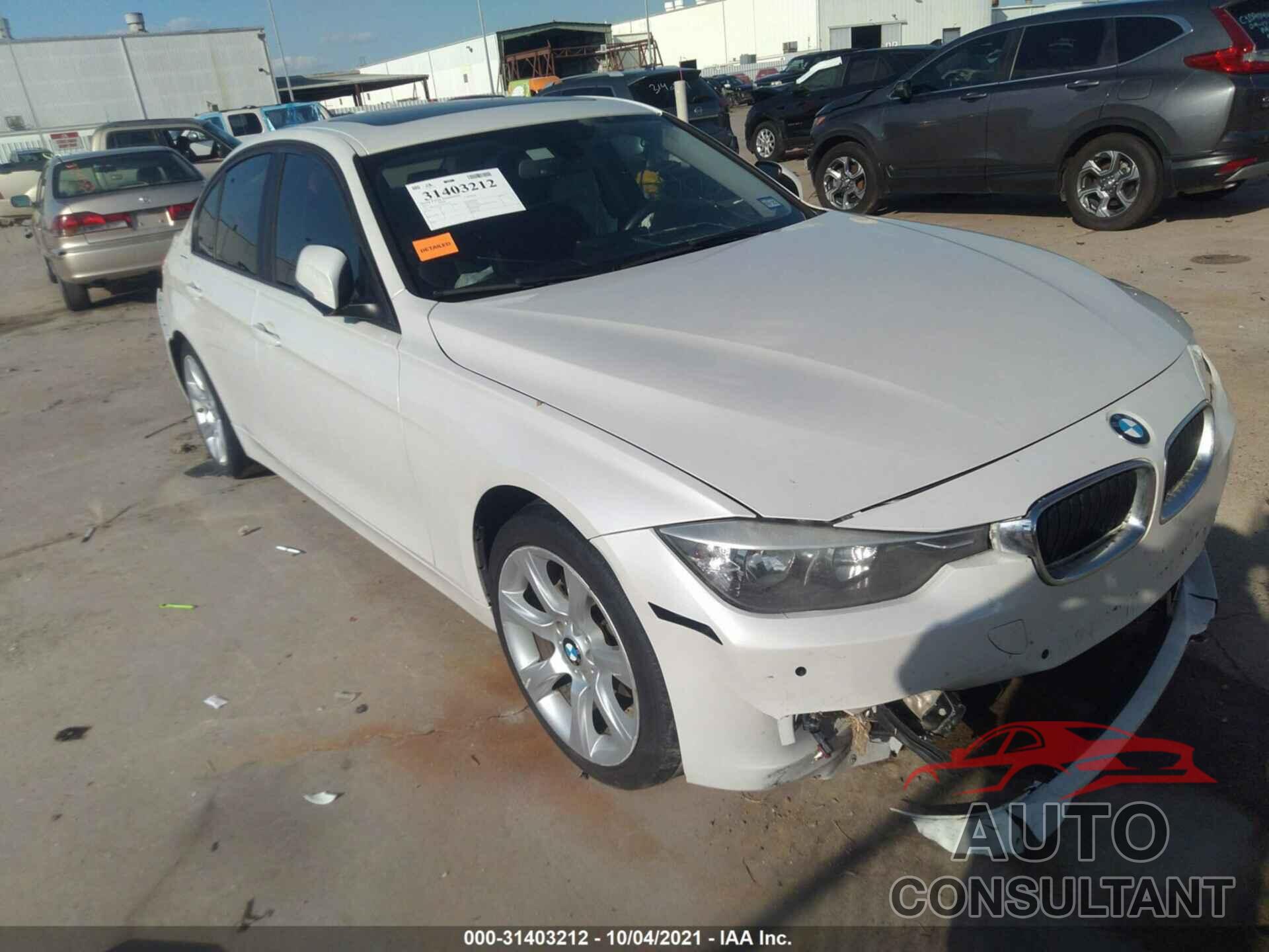 BMW 3 SERIES 2015 - 7FARW2H9XKE030667
