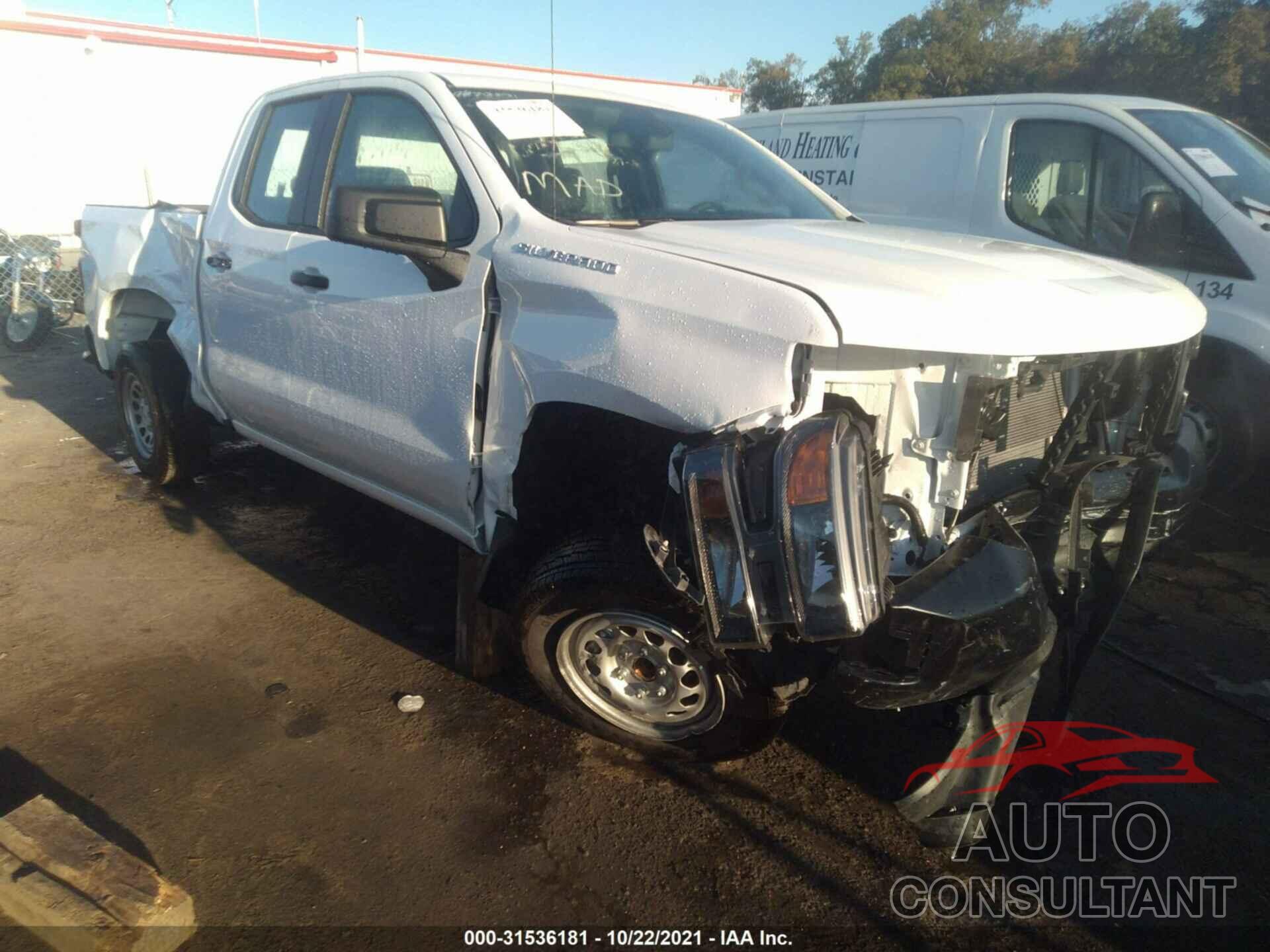 CHEVROLET SILVERADO 1500 2021 - 1GCRWAEH8MZ360077