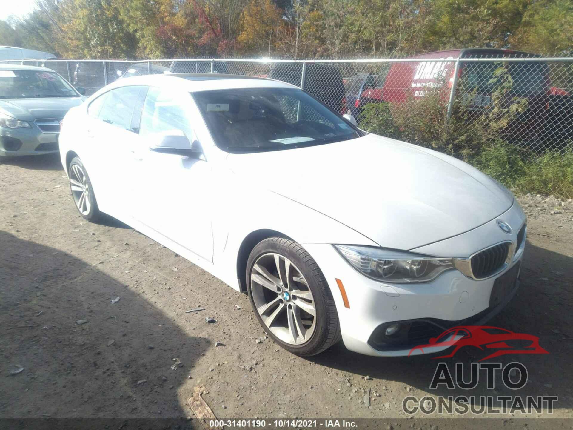 BMW 4 SERIES 2016 - WBA4C9C50GG136261