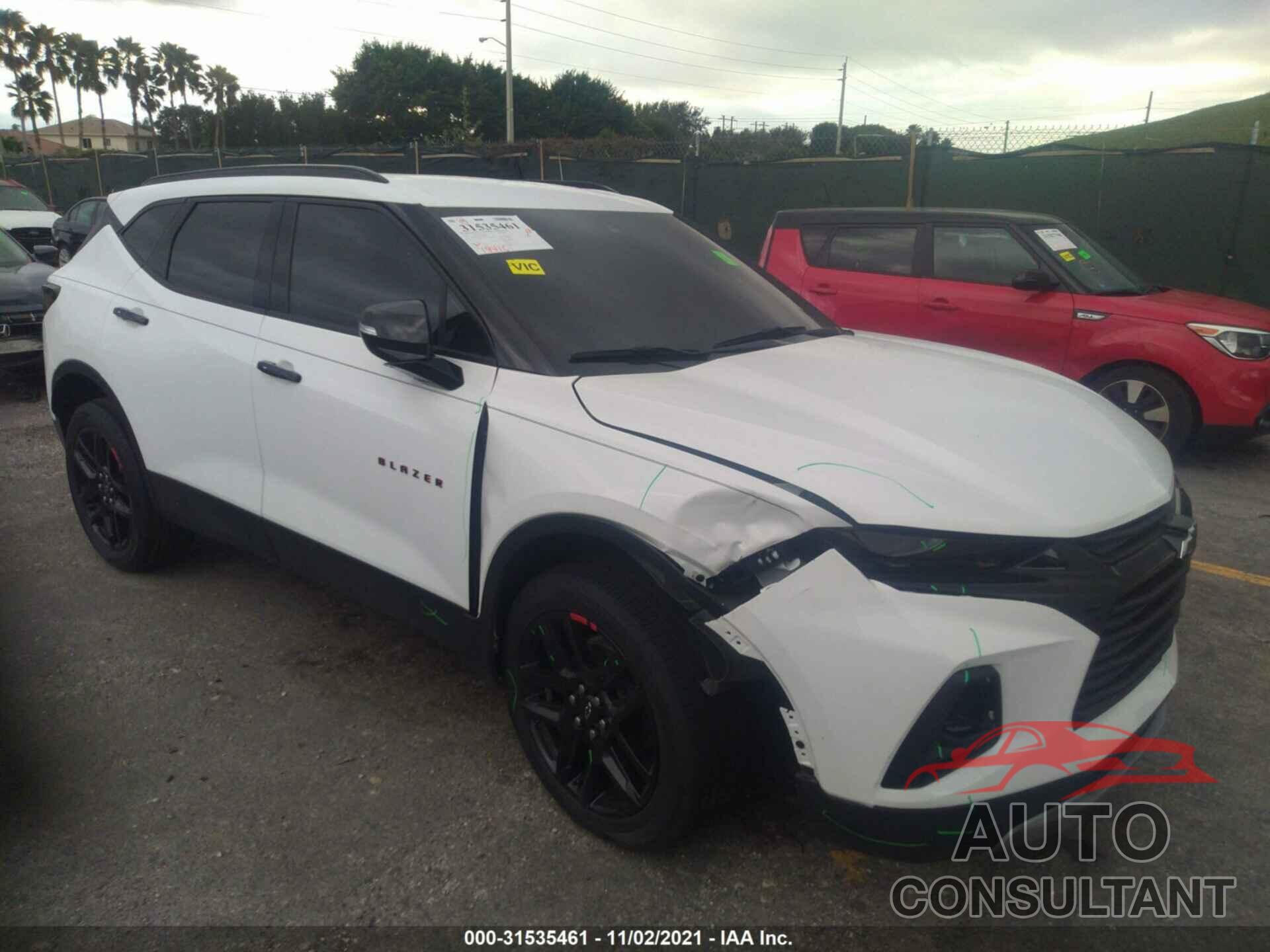 CHEVROLET BLAZER 2021 - 3GNKBCR46MS536581