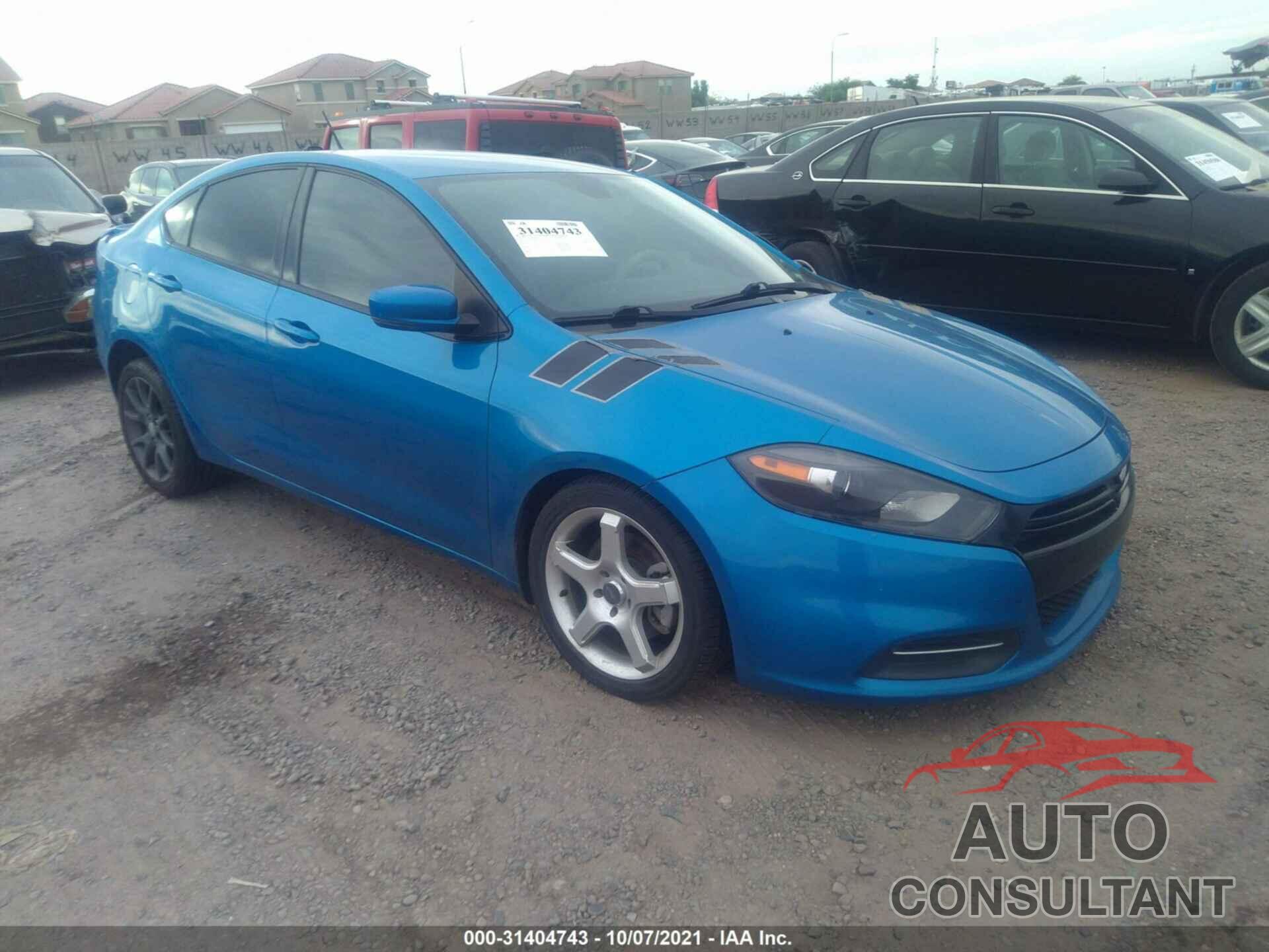 DODGE DART 2016 - 1C3CDFAAXGD750928