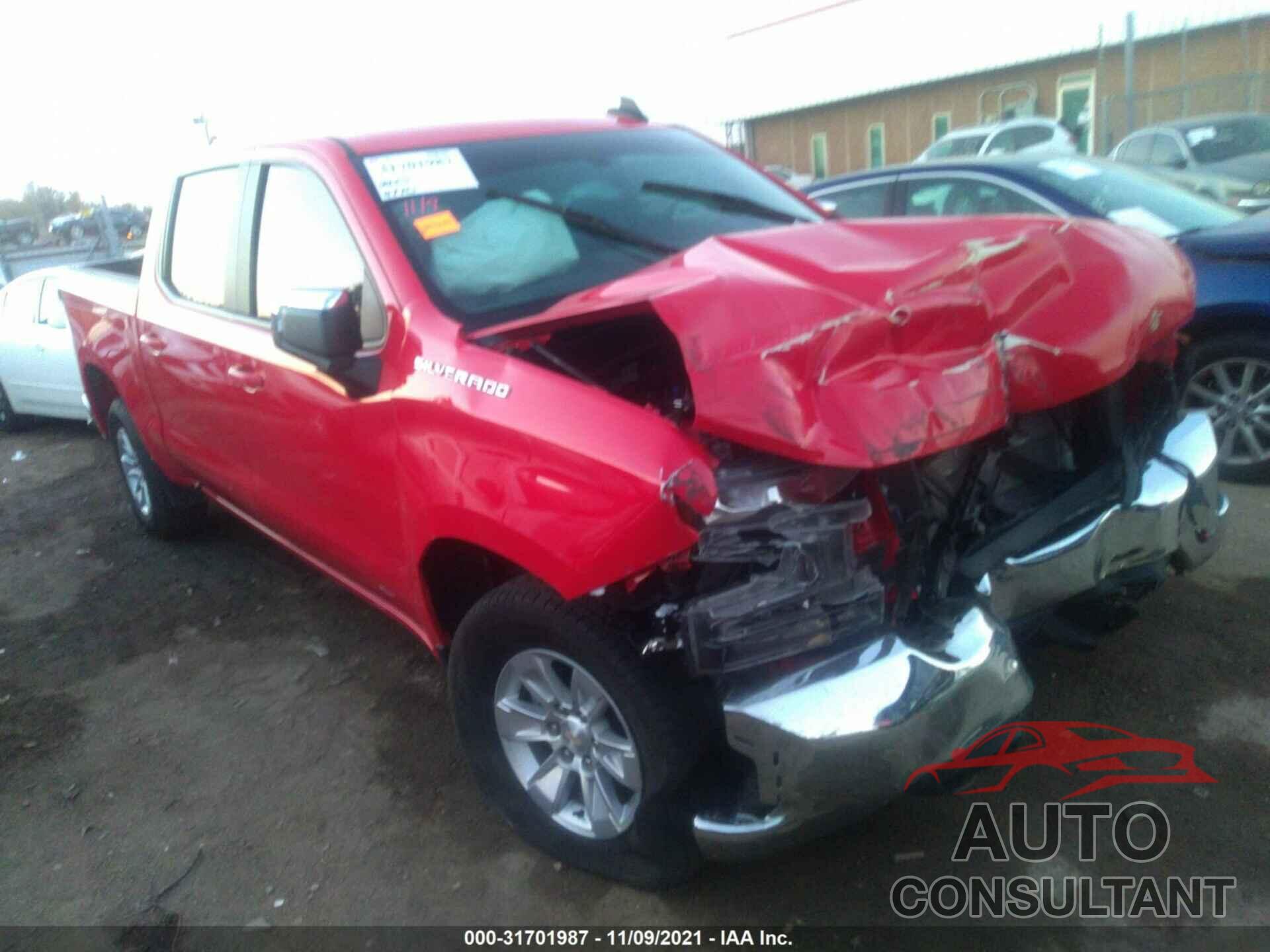 CHEVROLET SILVERADO 1500 2021 - 3GCPWCED1MG426758