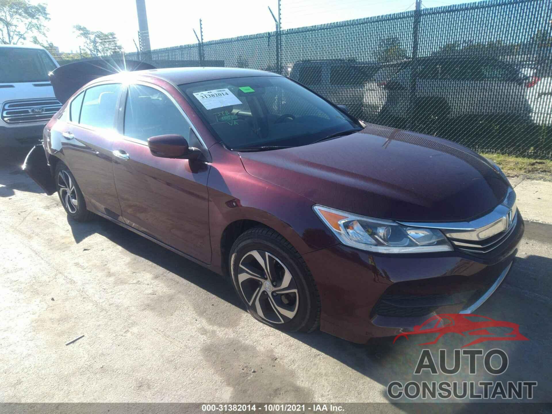HONDA ACCORD SEDAN 2016 - 1HGCR2F30GA063508