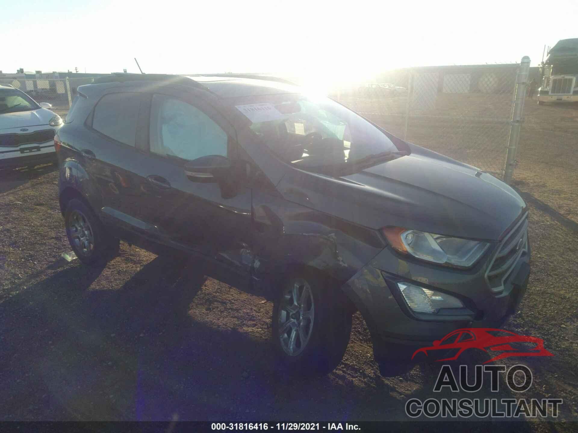 FORD ECOSPORT 2018 - MAJ3P1TE8JC220384