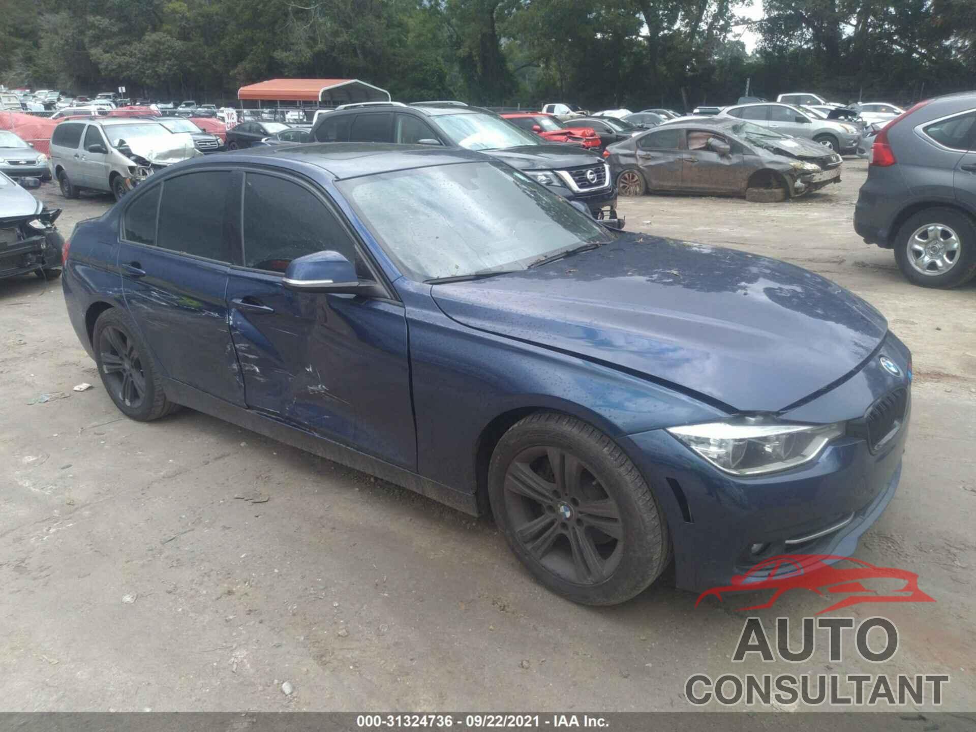 BMW 3 SERIES 2016 - WBA8E9G51GNT47390