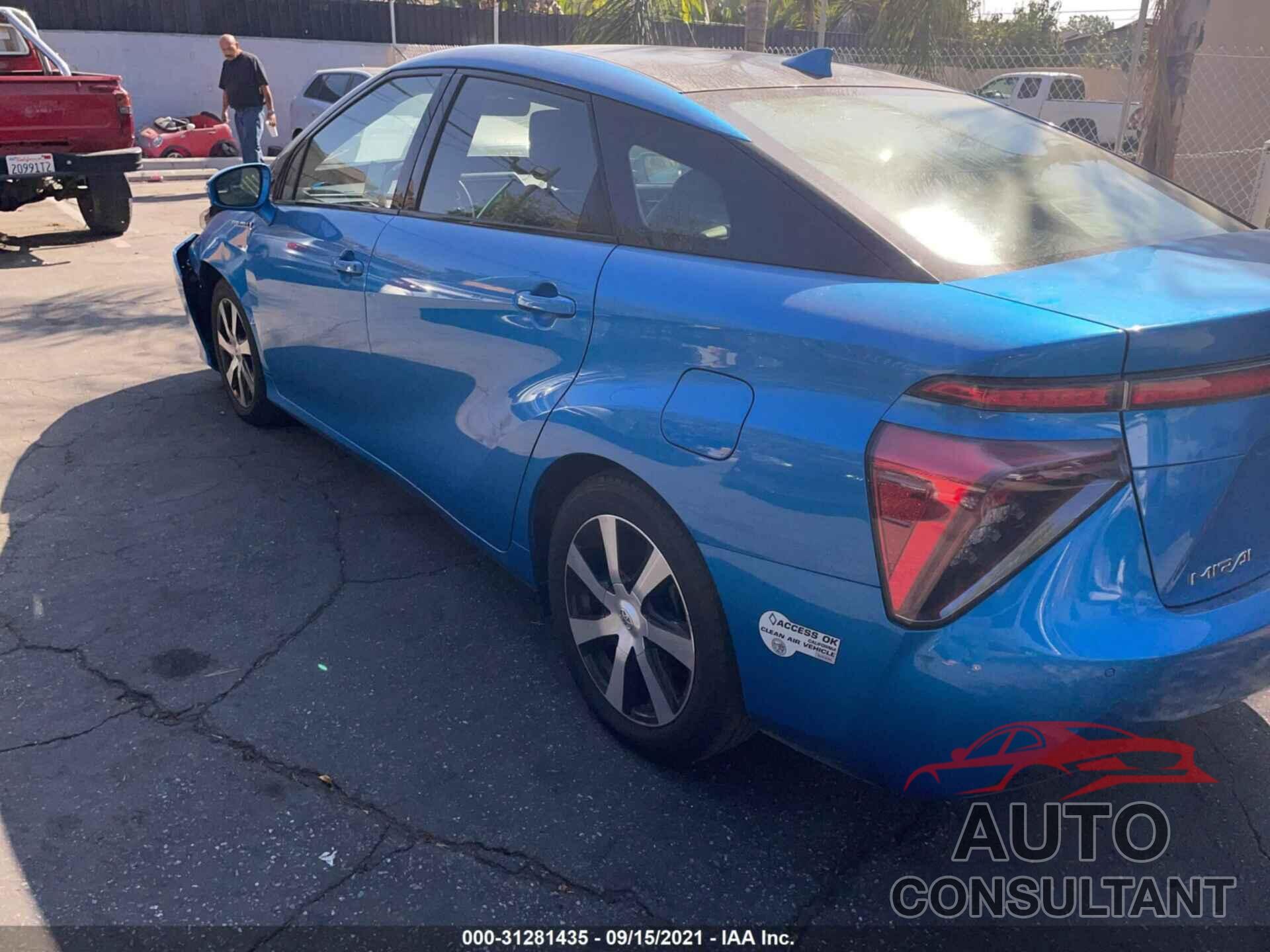 TOYOTA MIRAI 2017 - JTDBVRBD2HA001025