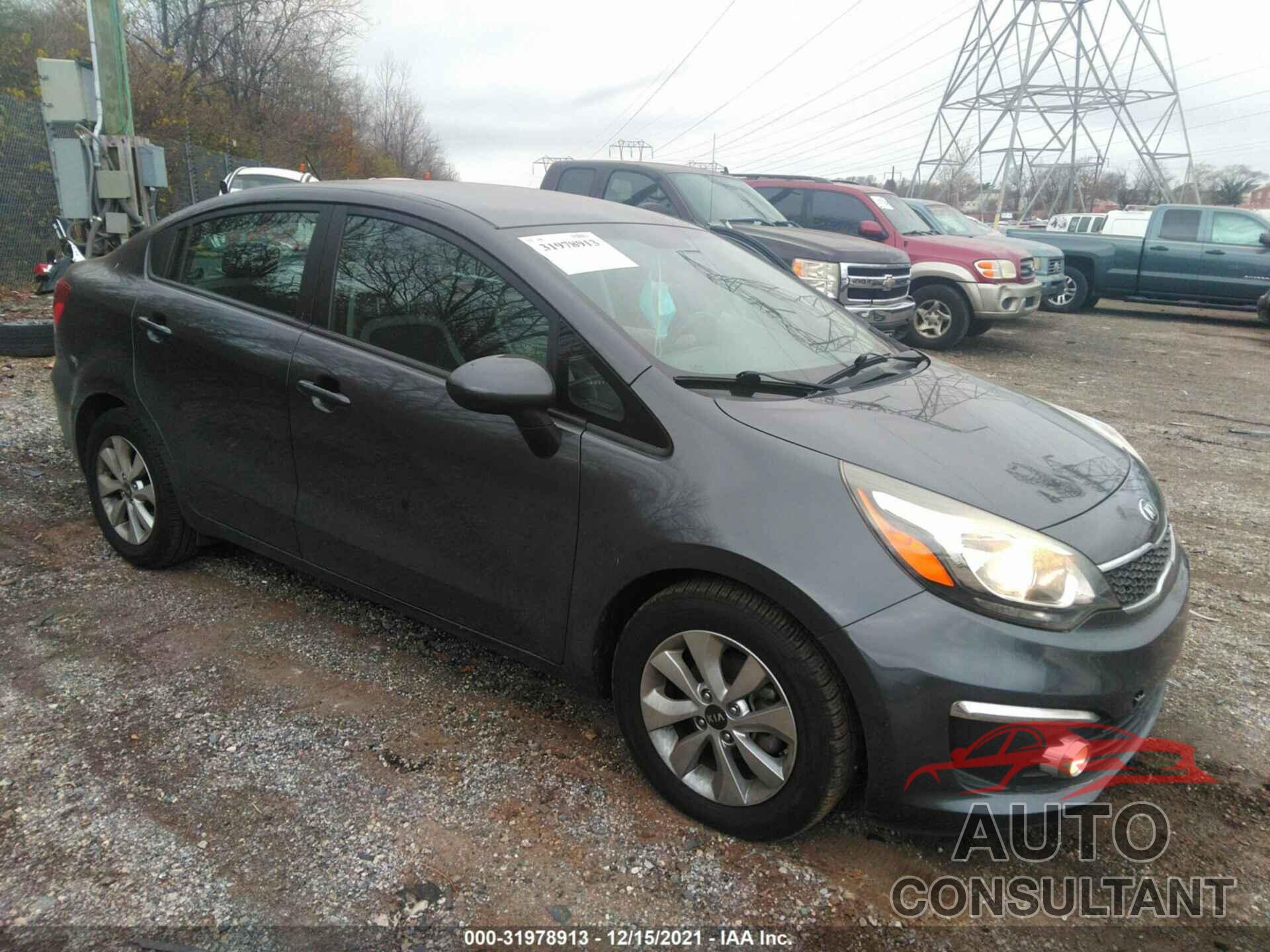 KIA RIO 2016 - KNADN4A36G6660065
