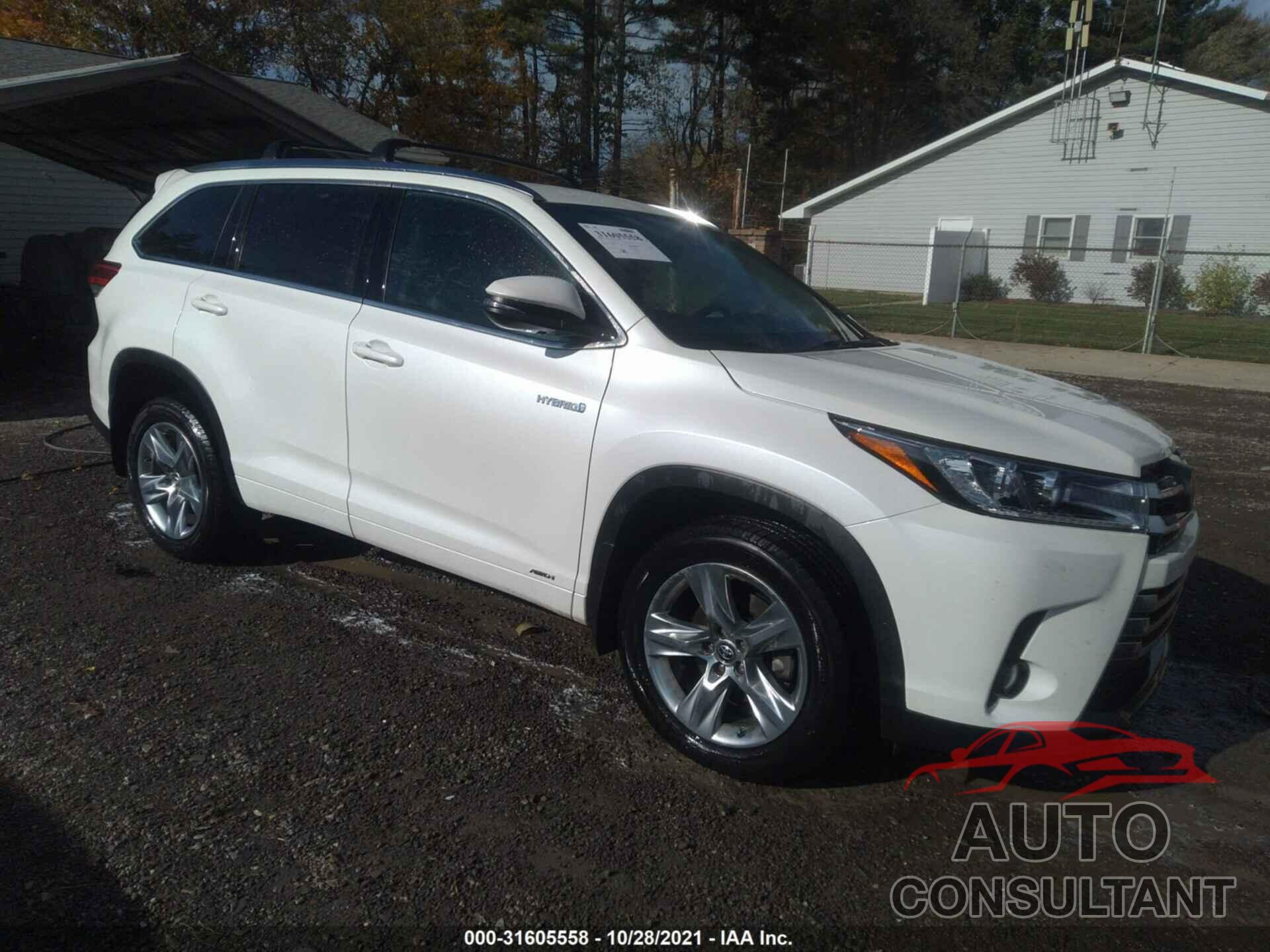 TOYOTA HIGHLANDER 2017 - 5TDDGRFH6HS028764
